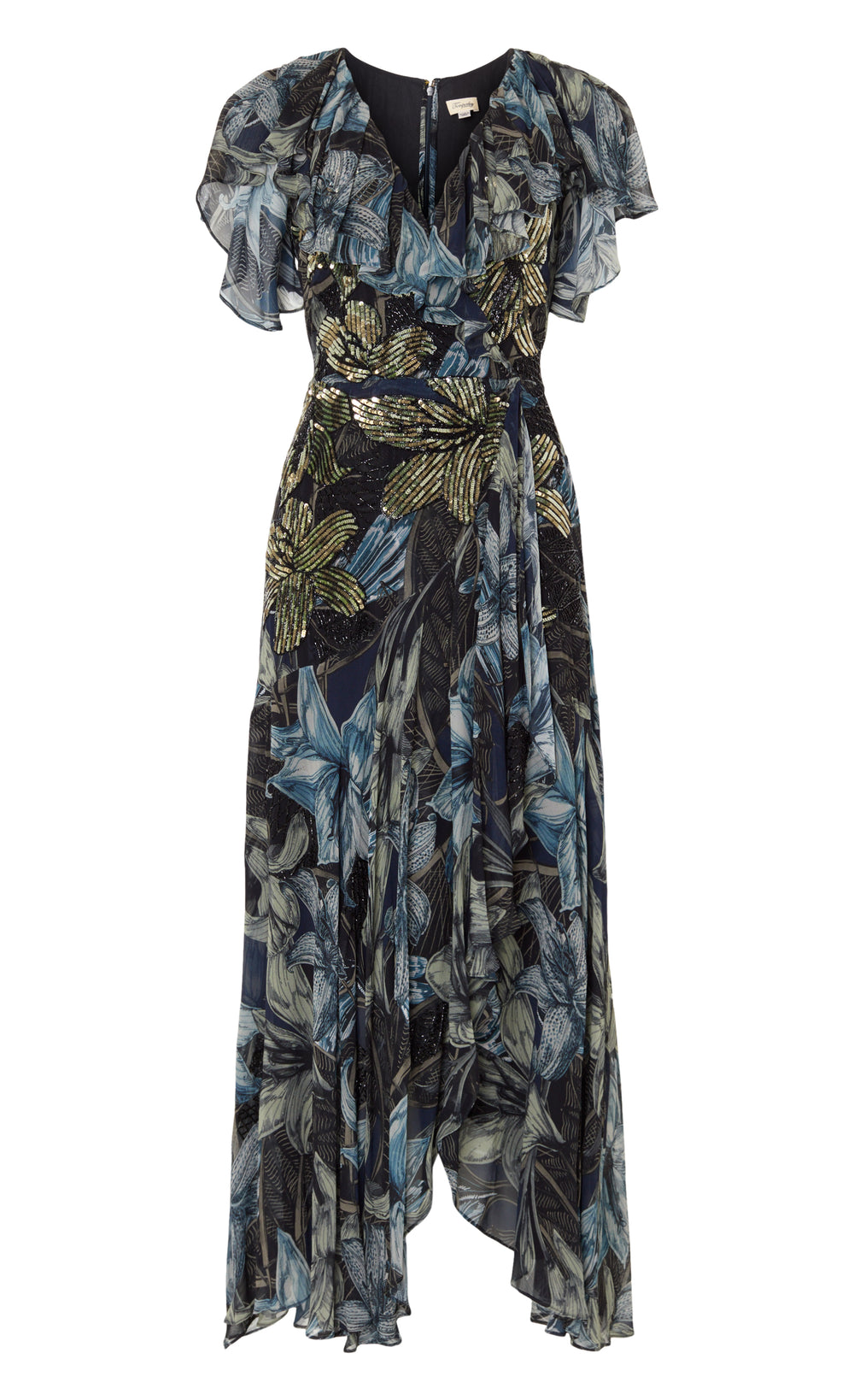 sapphire blue wrap dress Helena Wrap Dress in Sapphire Color Block Silk Charmeuse LFrank