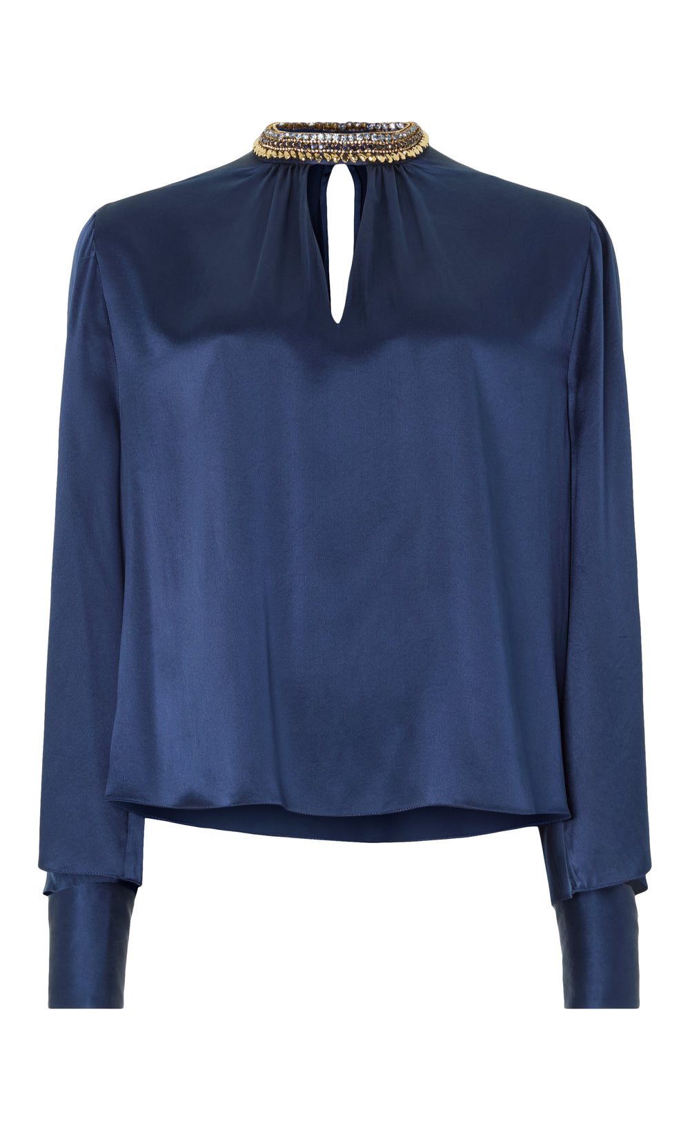 Beatrice Blouse - Sapphire Blue