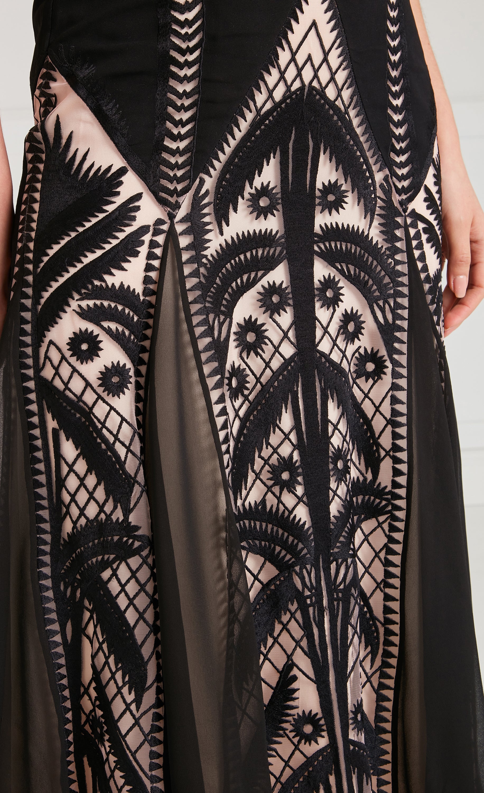 Giselle Gown - Black Mix