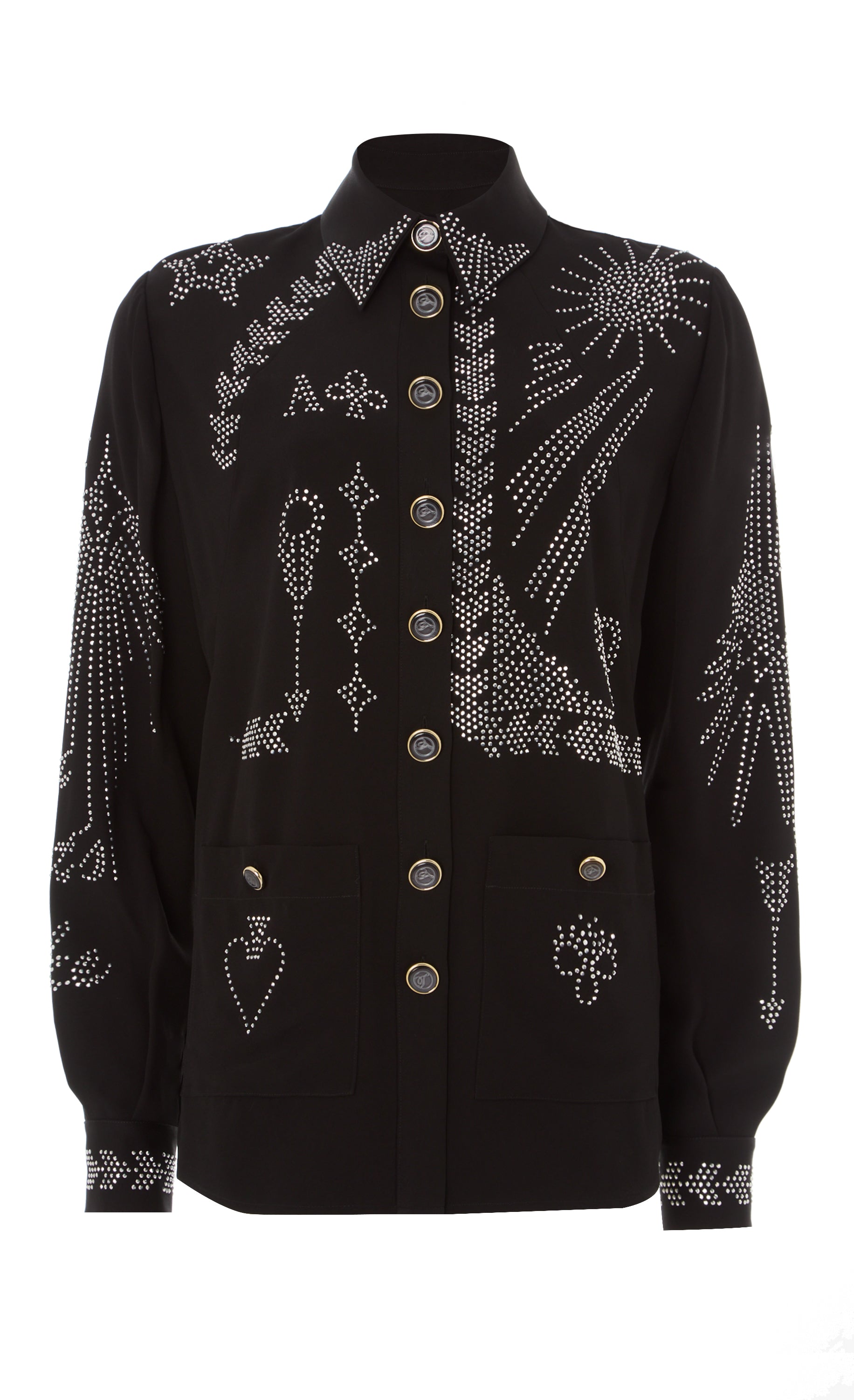 Villanelle Shirt Jacket - Black