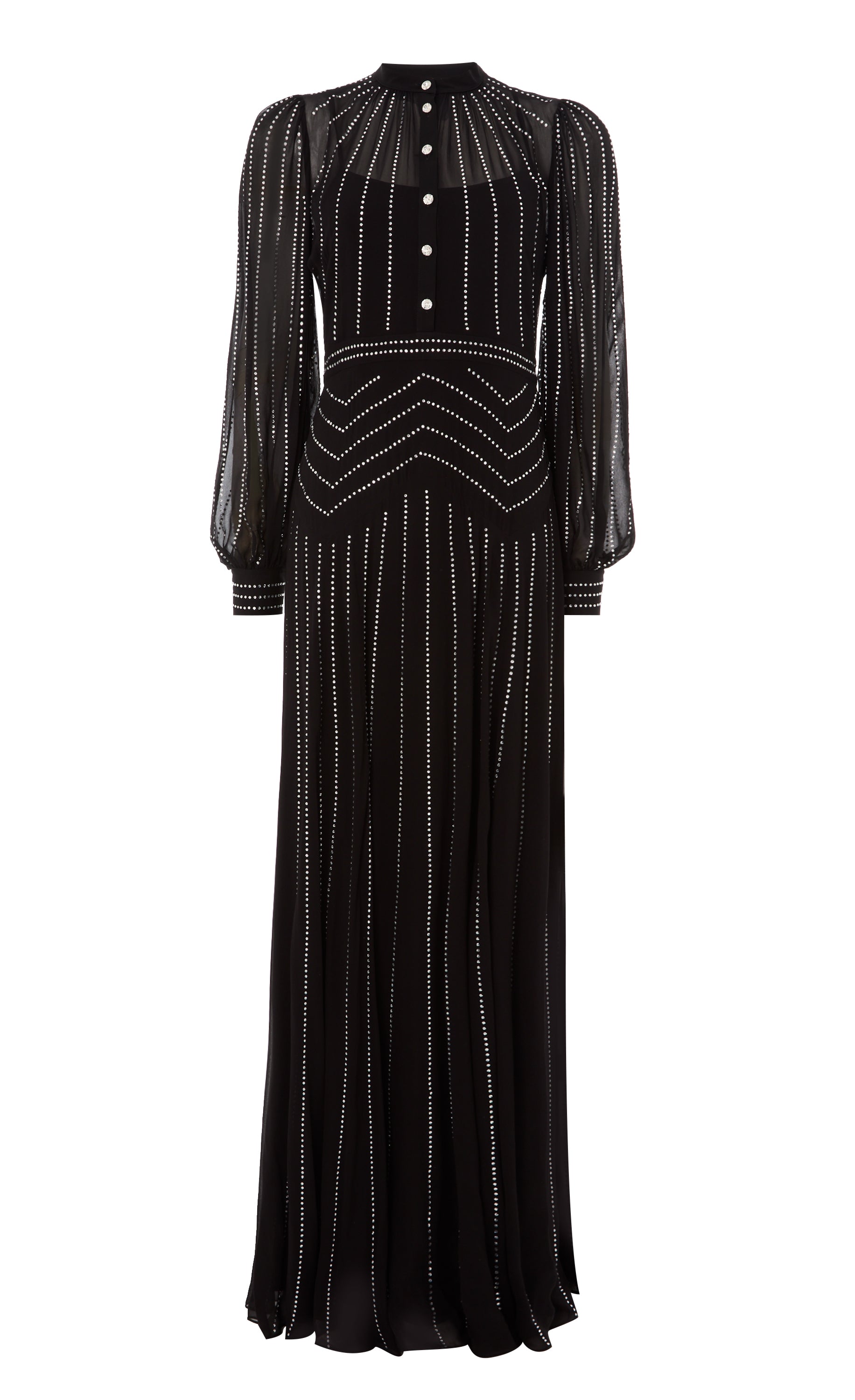 Villanelle Full Length Dress- Black