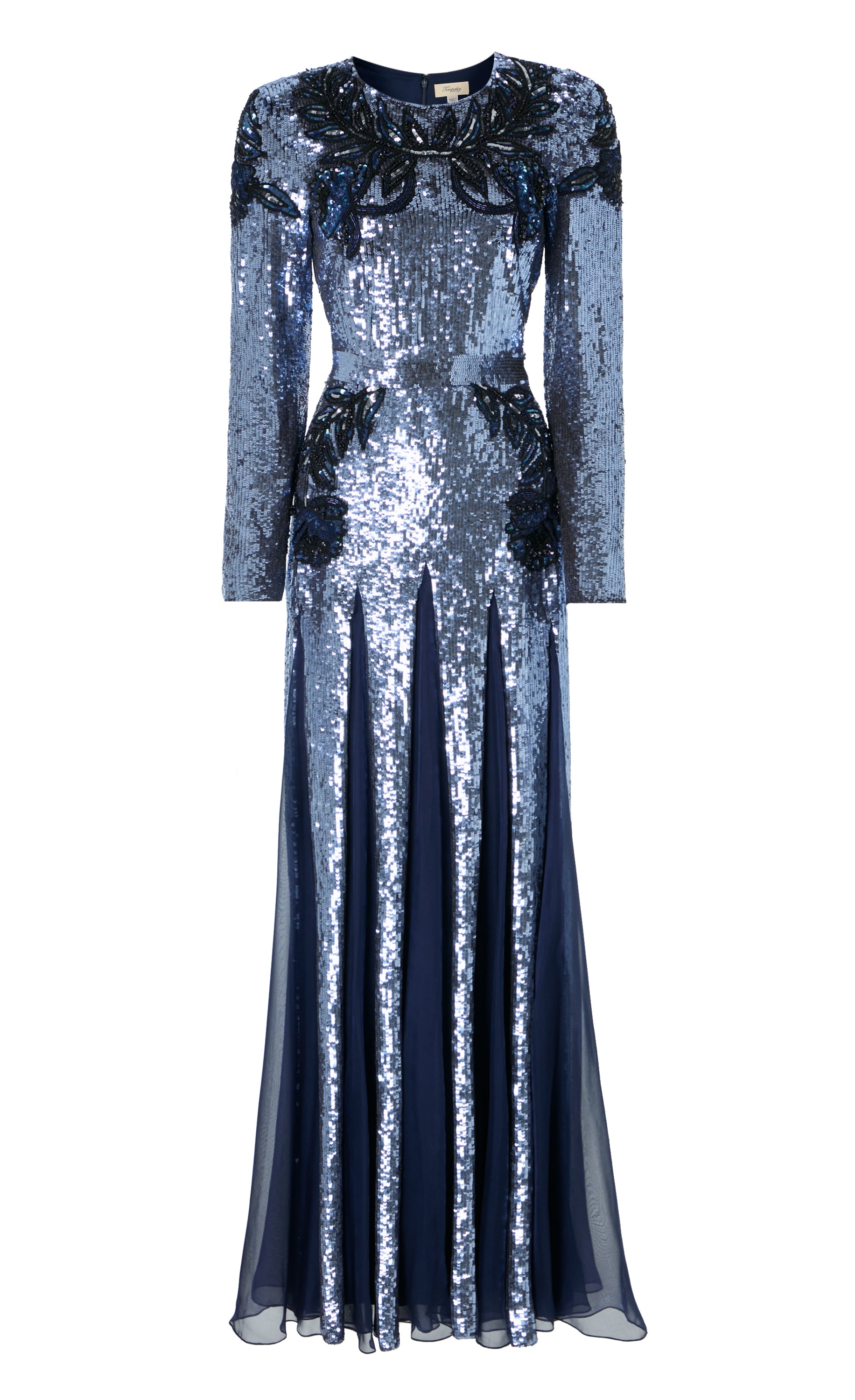 Porta Sleeved Gown - Midnight