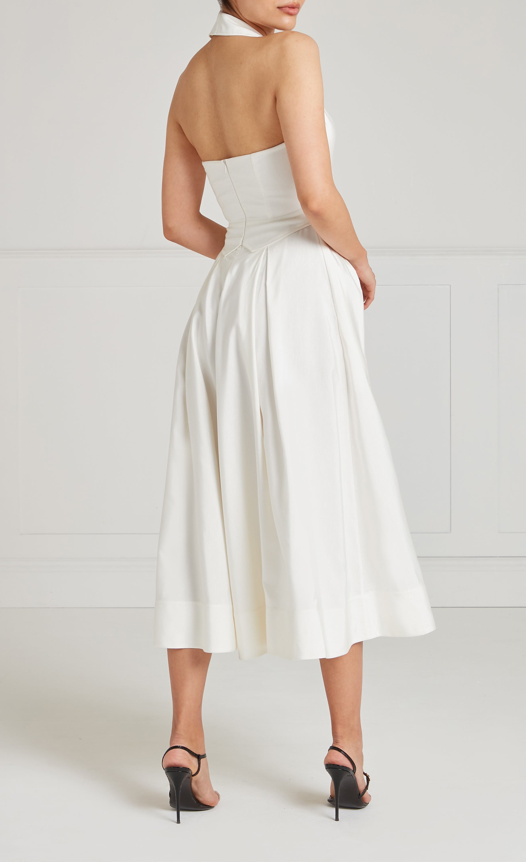 Elodie Halter Dress - Ivory