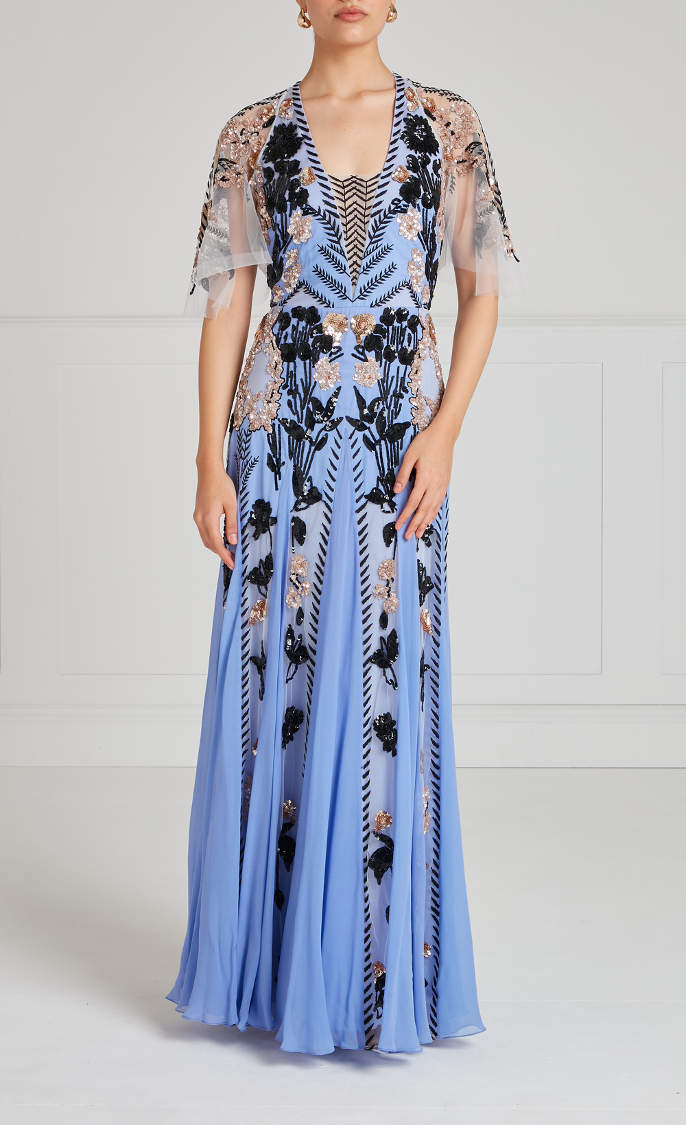 Gilded Gown - Lavender Blue