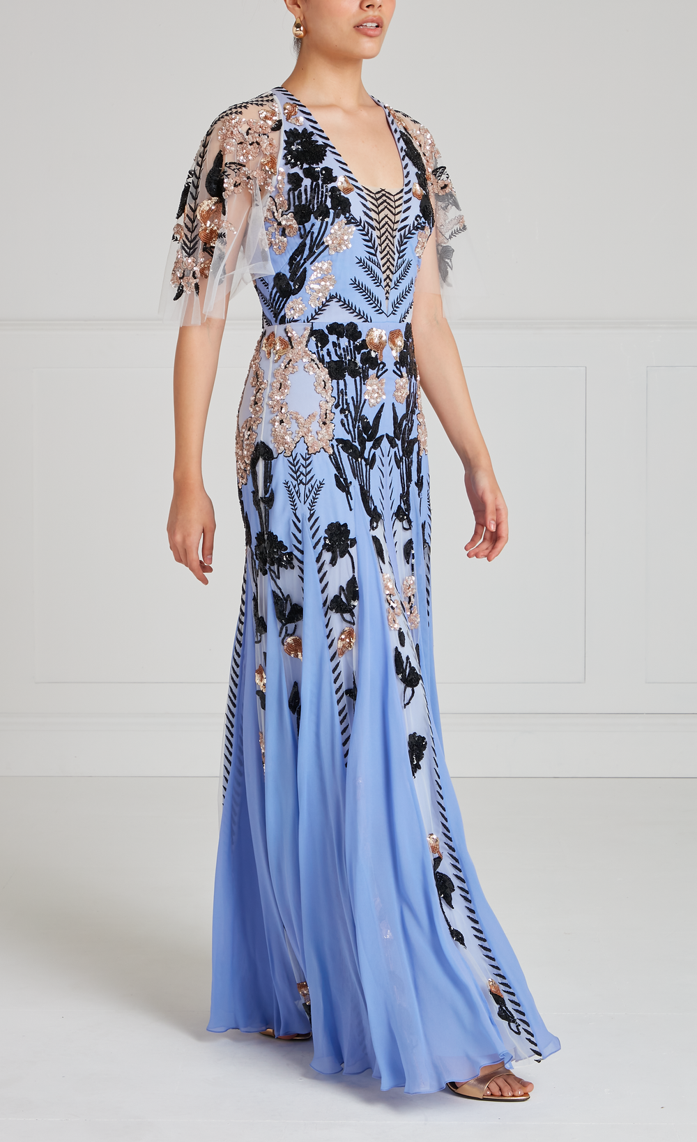 Gilded Gown - Lavender Blue