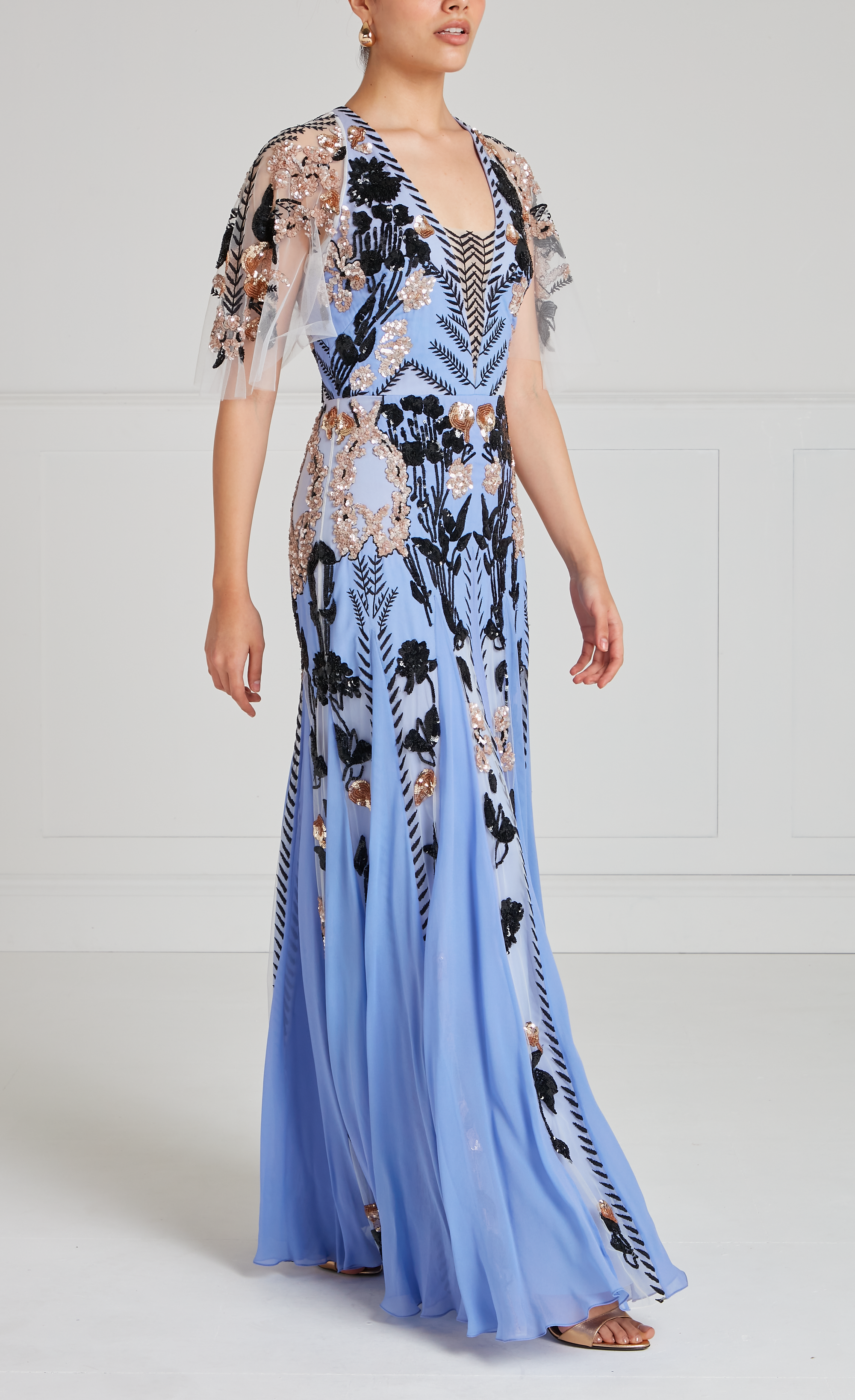 Gilded Gown - Lavender Blue