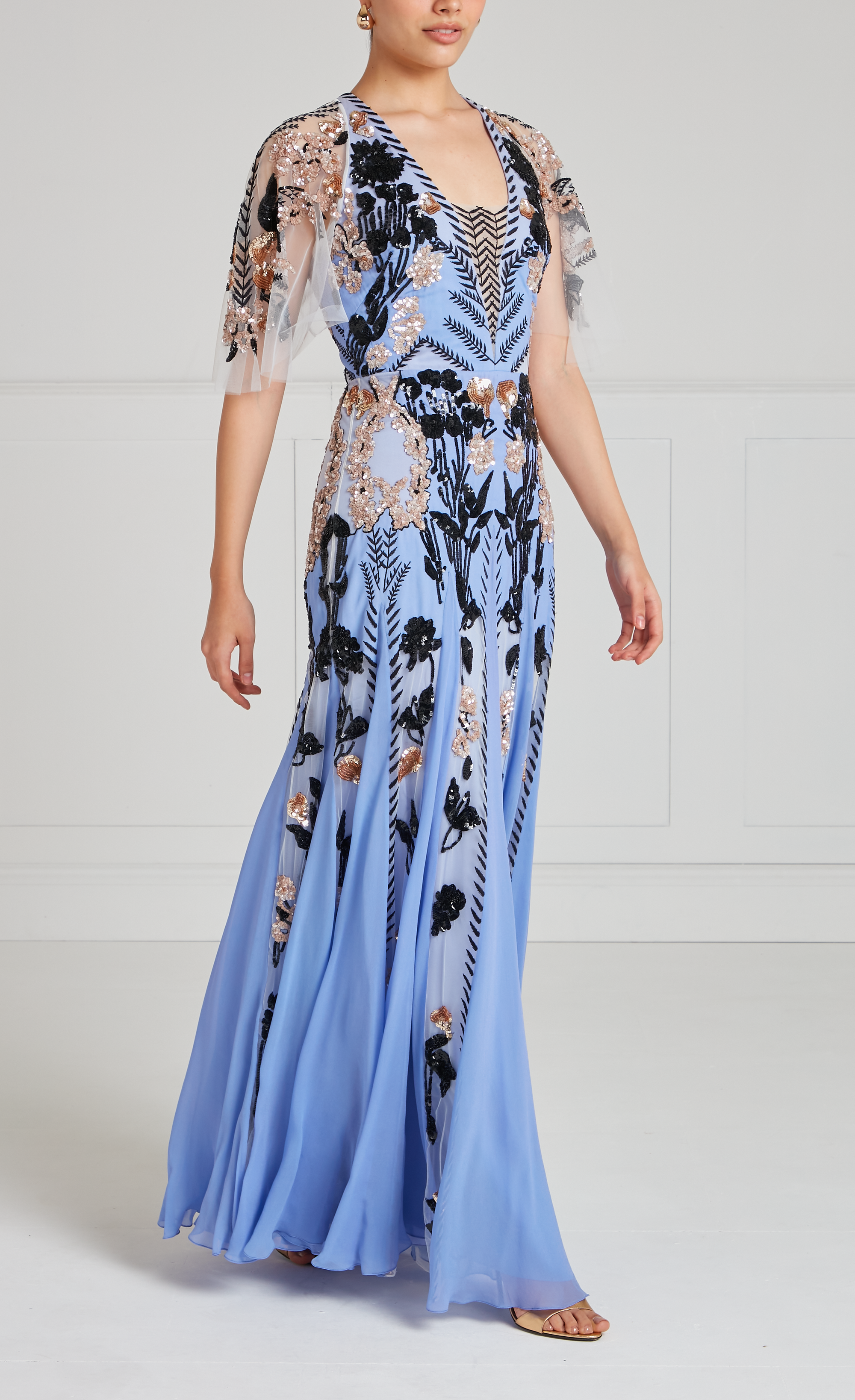 Gilded Gown - Lavender Blue