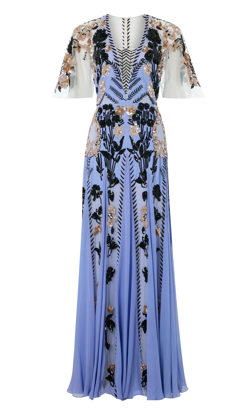 Gilded Gown - Lavender Blue