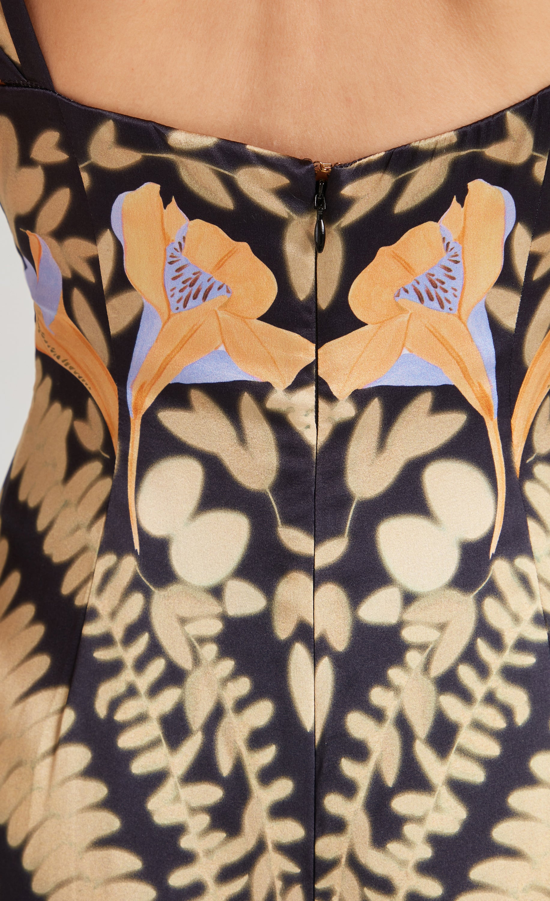 Ivy Strappy Gown - Black