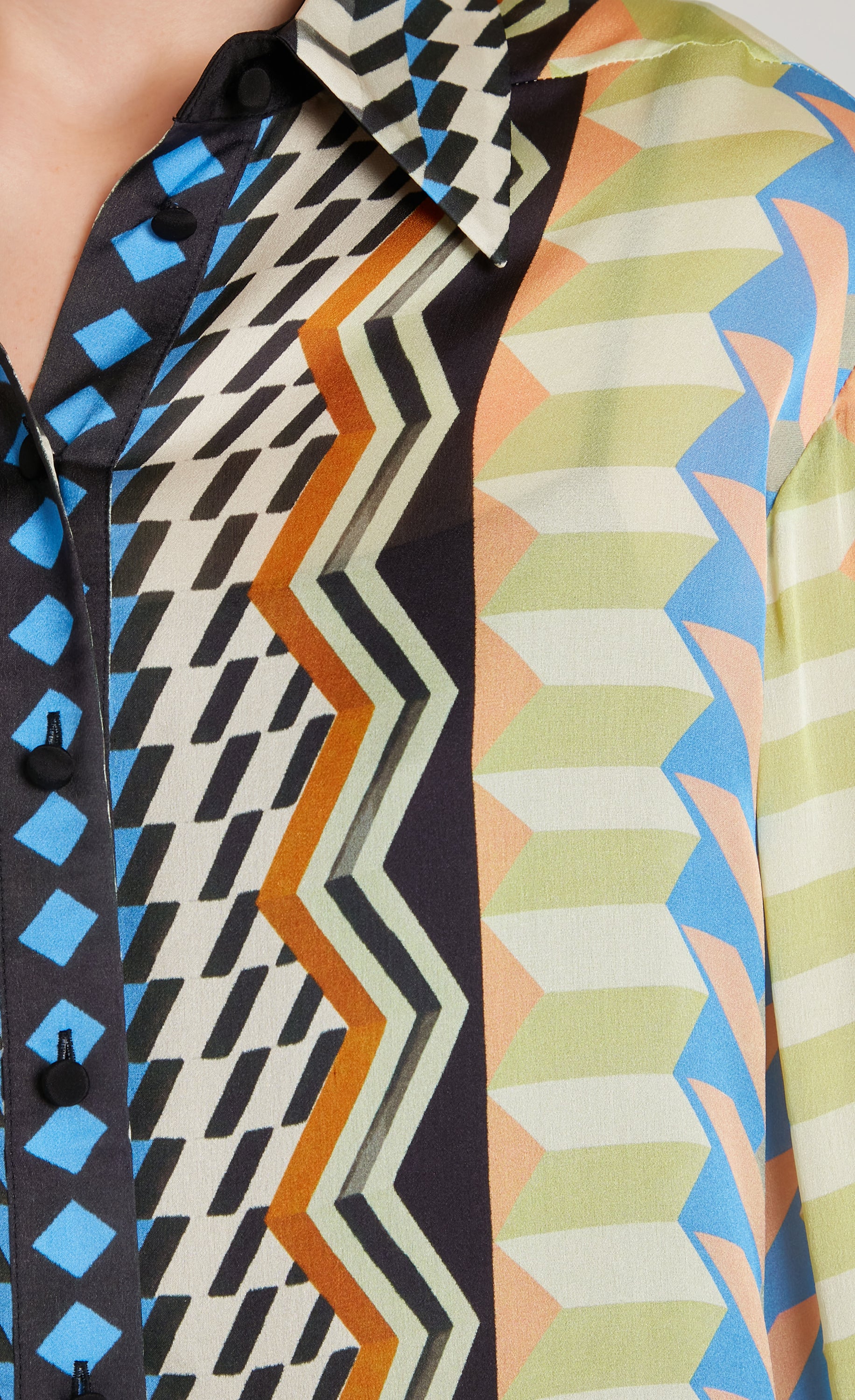 Meryl Shirt - Provence Blue Mix