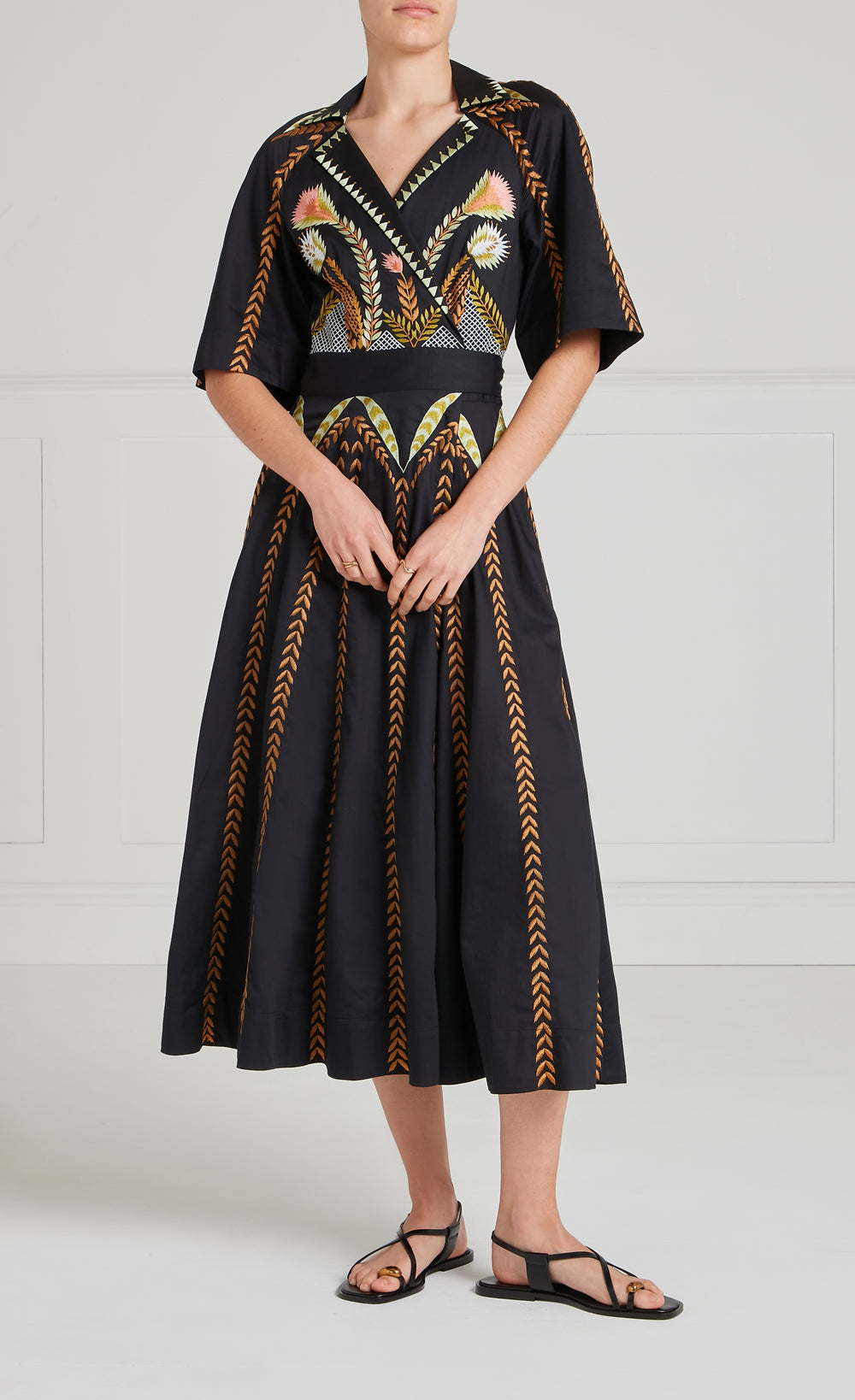 Juniper Wrap Dress - Black