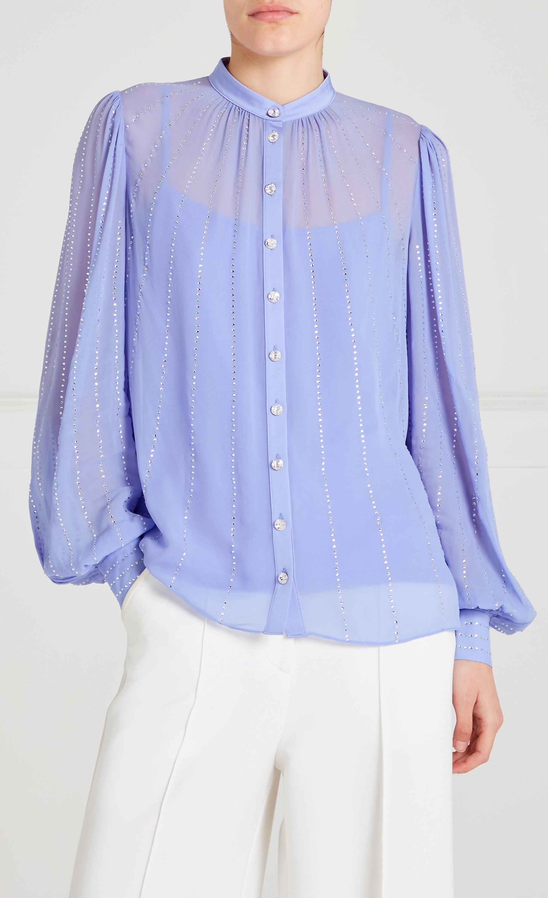 Villanelle Shirt - Lavender Blue