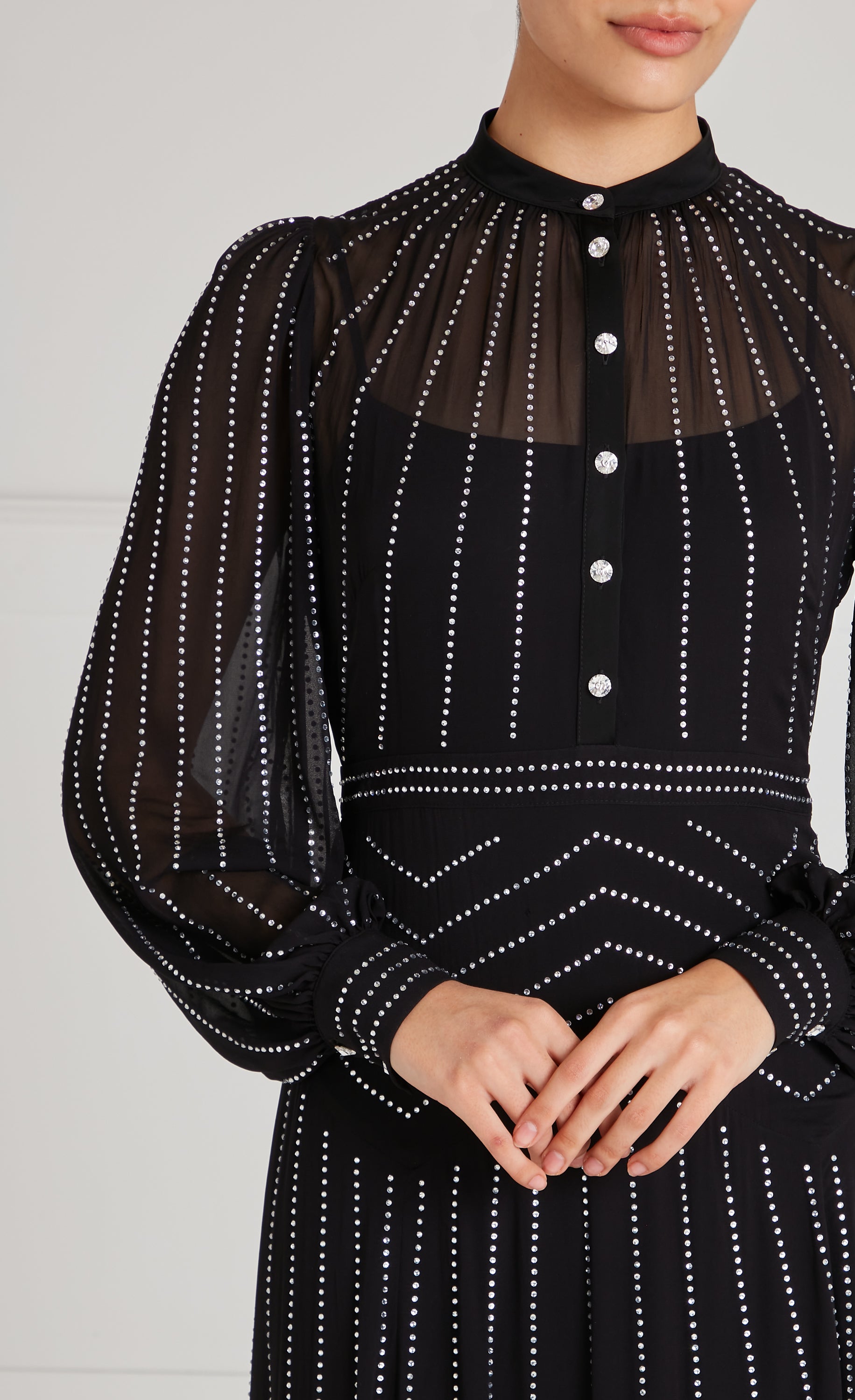 Villanelle Full Length Dress- Black