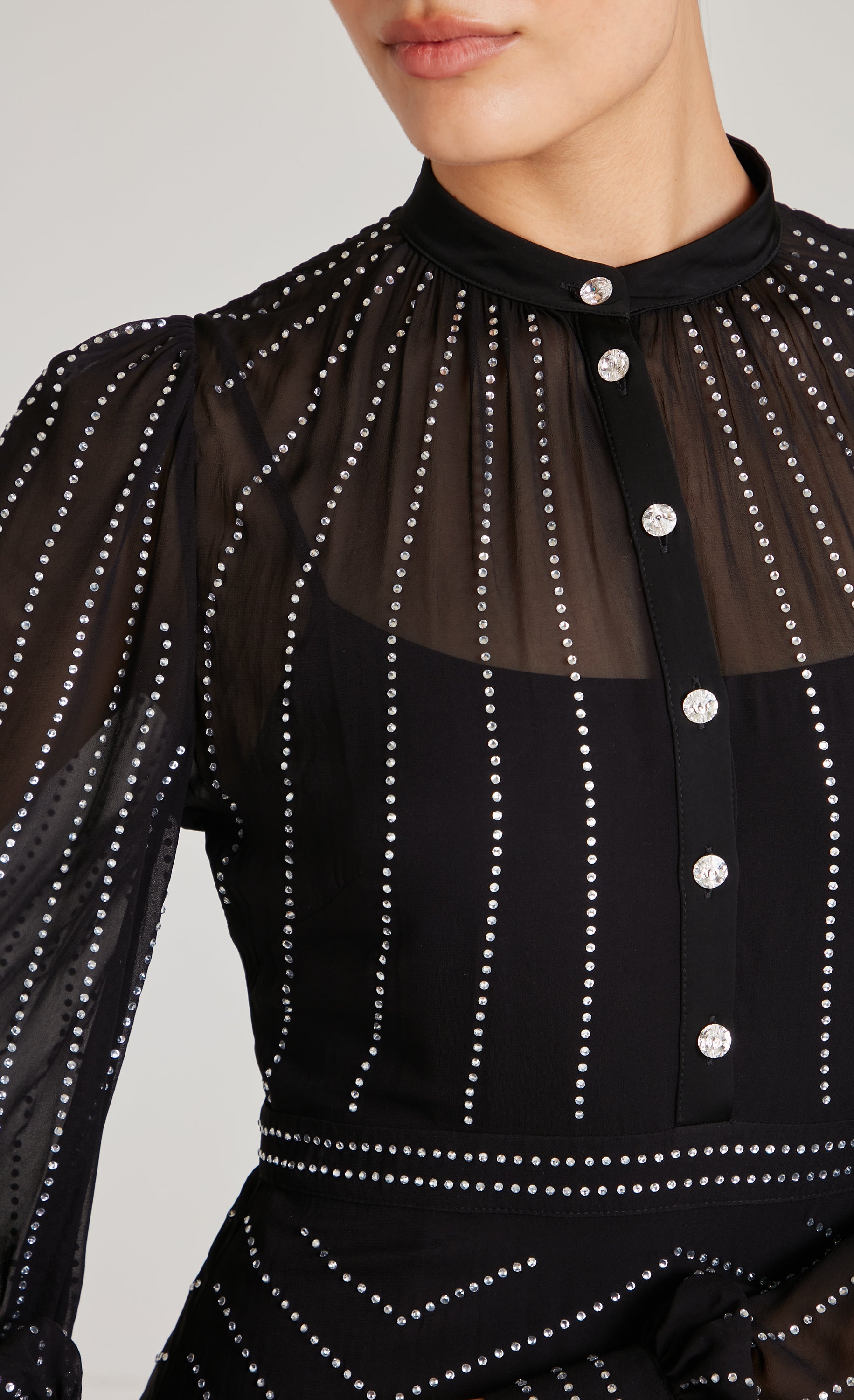 Villanelle Full Length Dress- Black