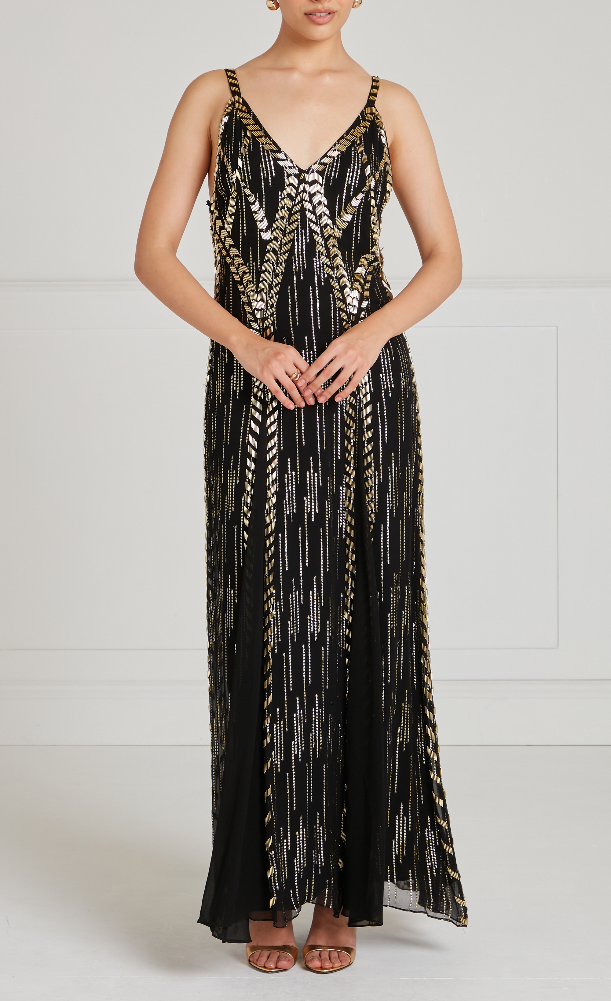 Viola Strappy Dress - Black