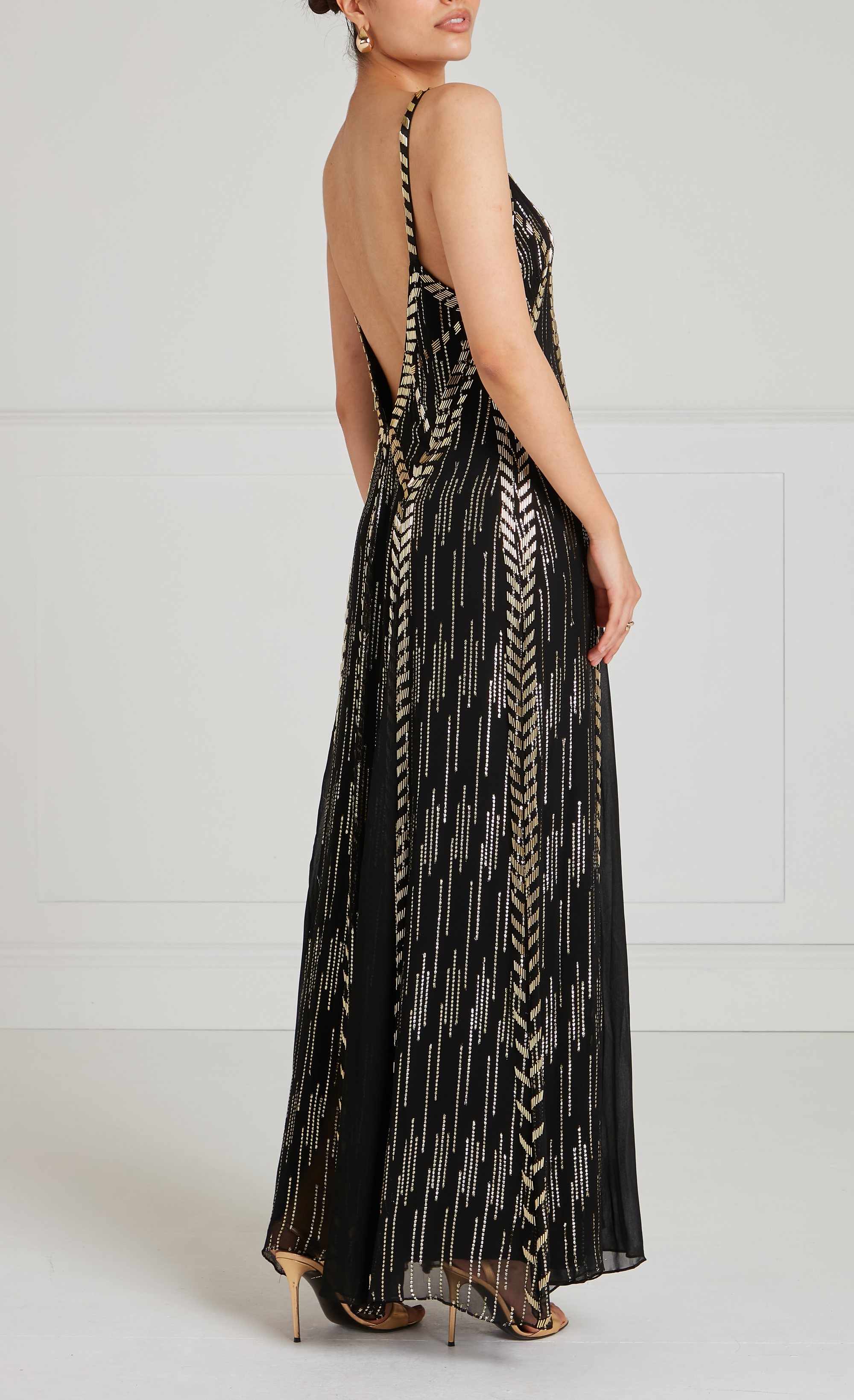 Viola Strappy Dress - Black