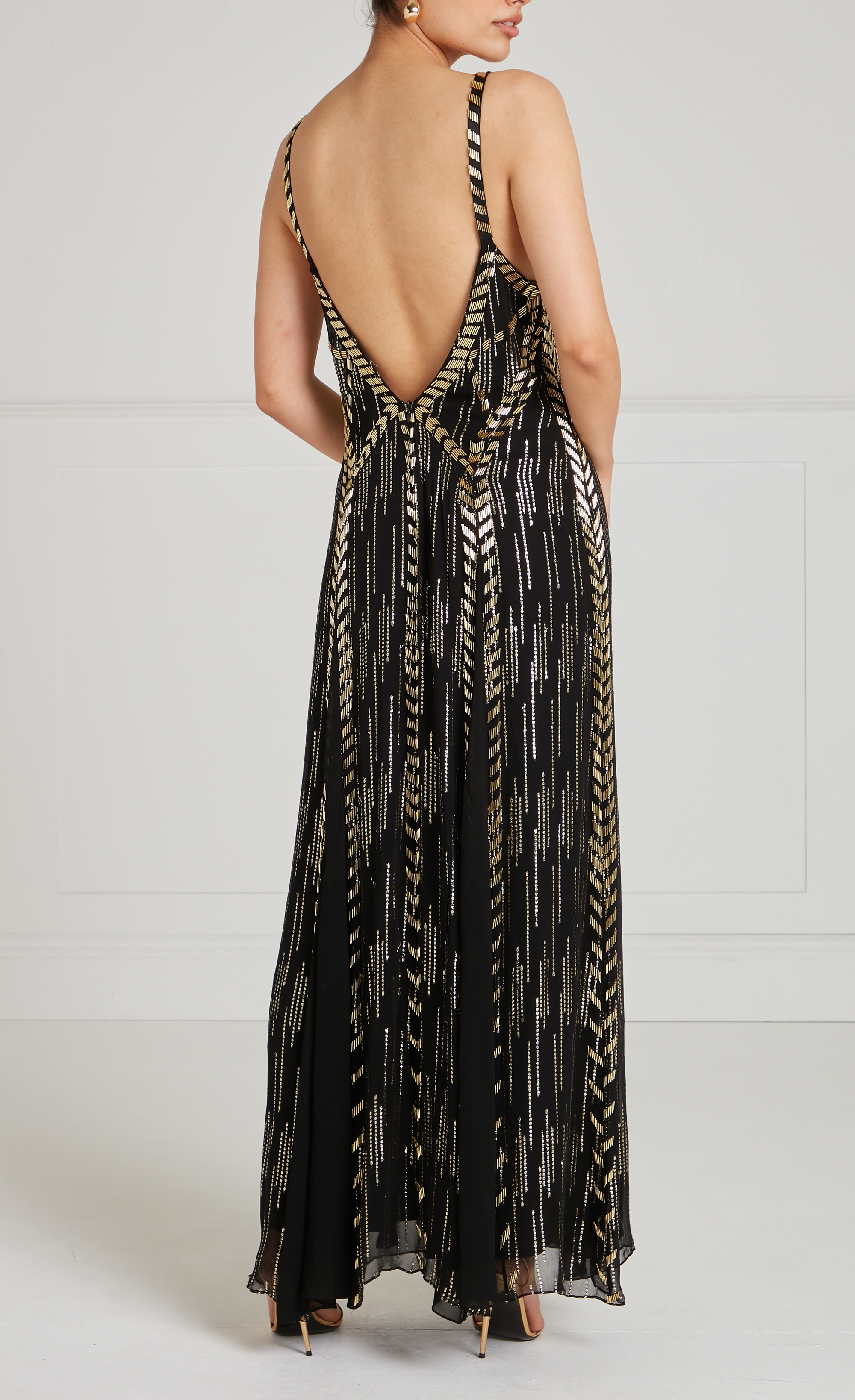 Viola Strappy Dress - Black