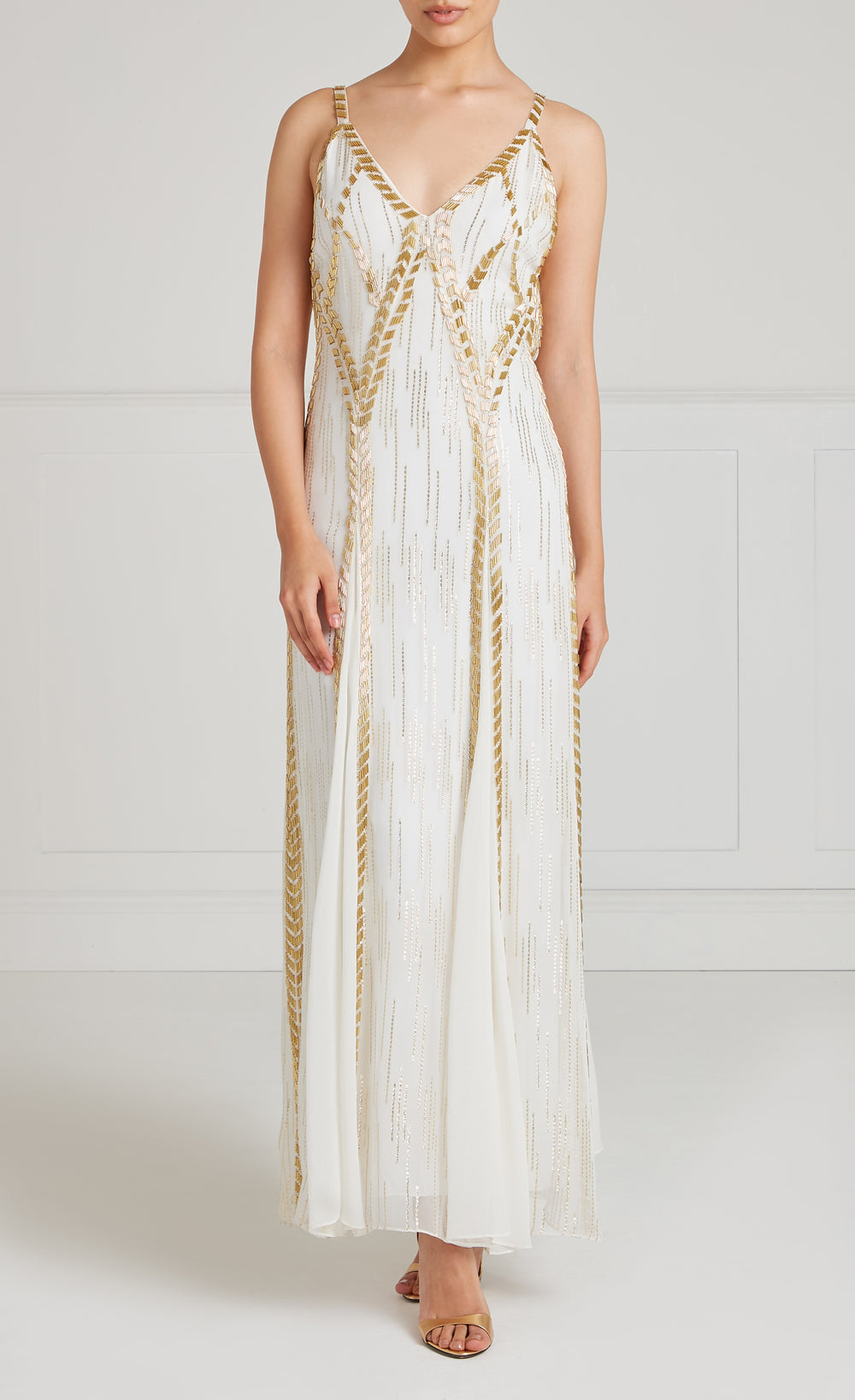 Viola Strappy Dress - Ivory
