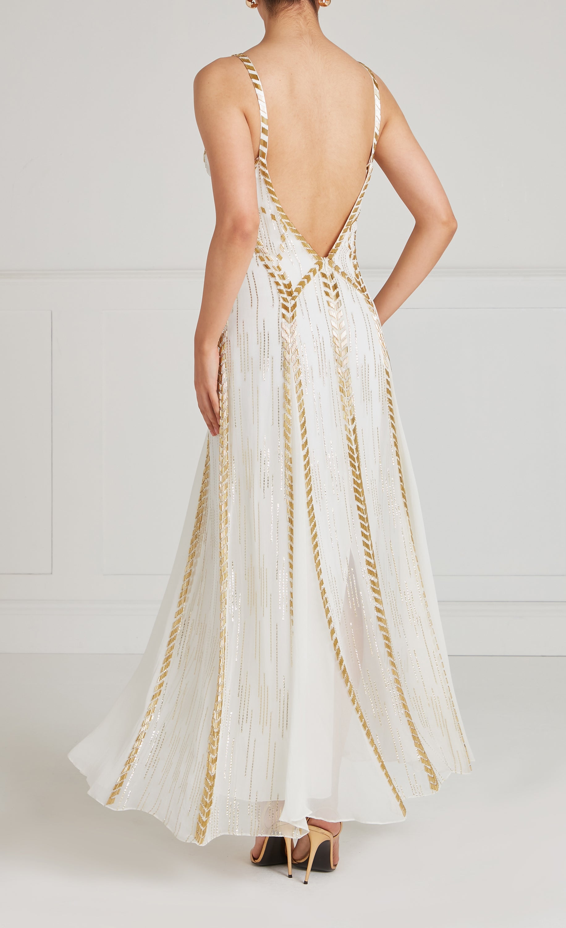 Viola Strappy Dress - Ivory