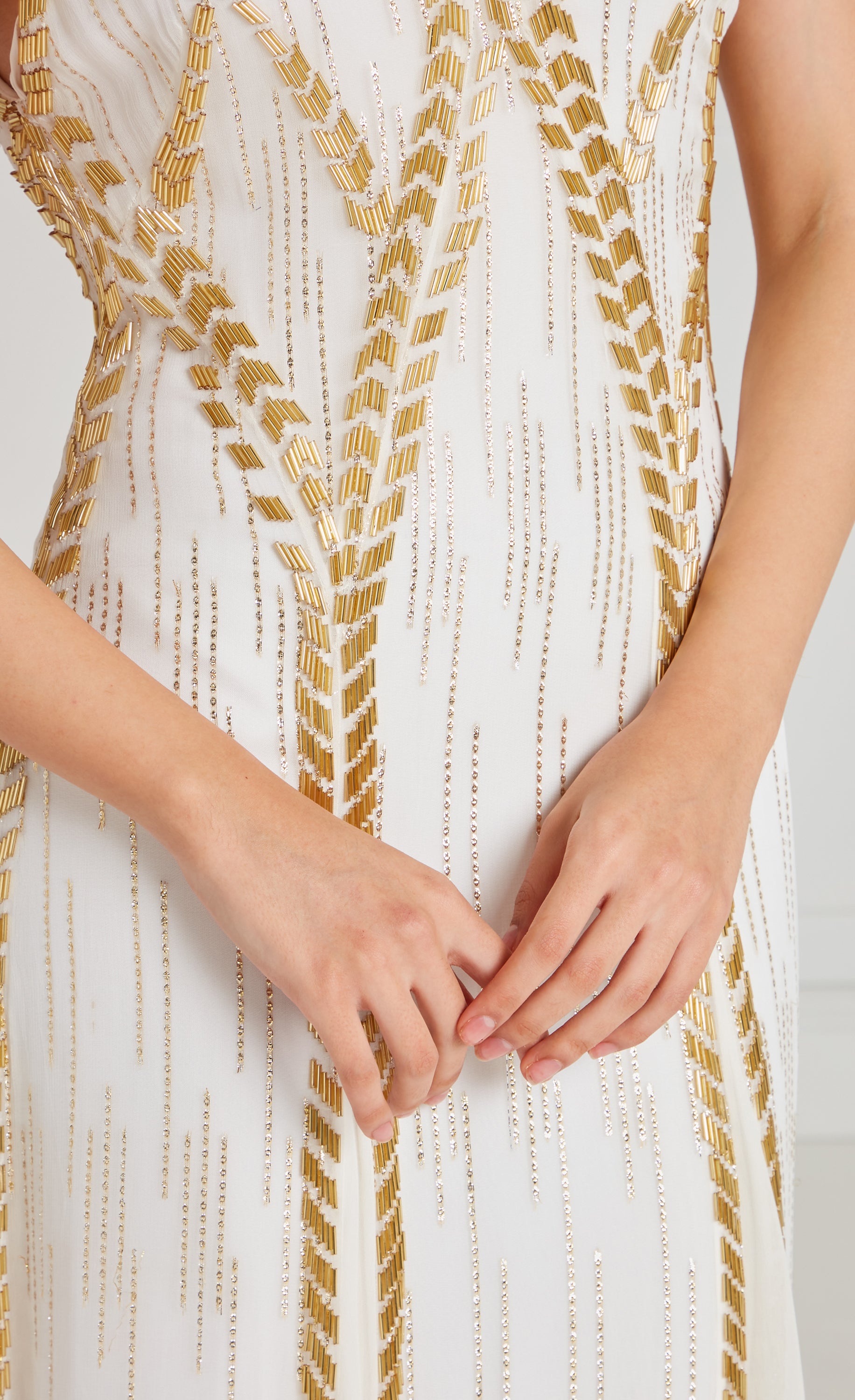 Viola Strappy Dress - Ivory