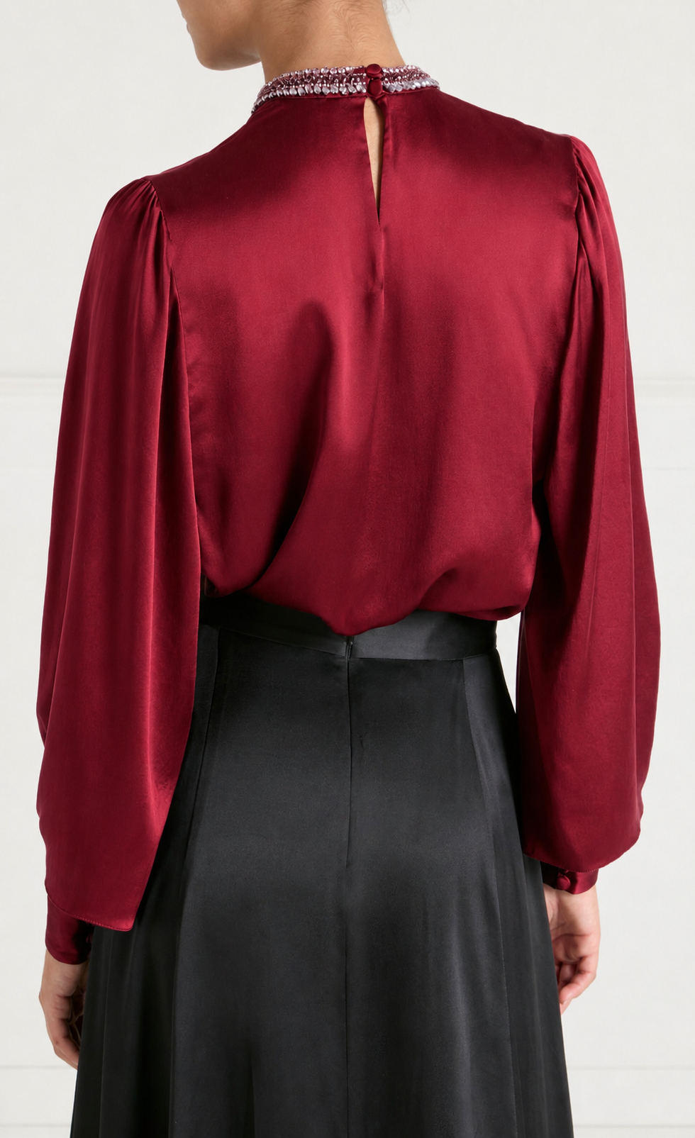Beatrice Blouse - Claret