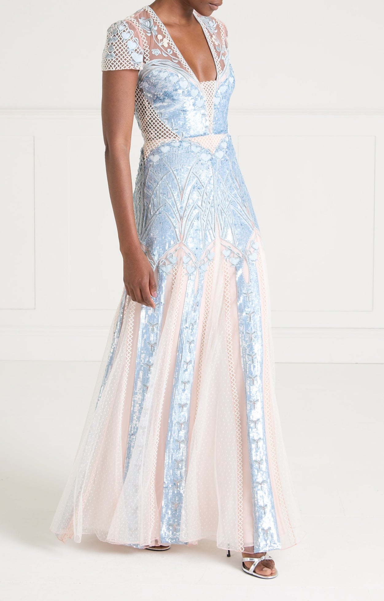 Cabira Gown - Powder Blue