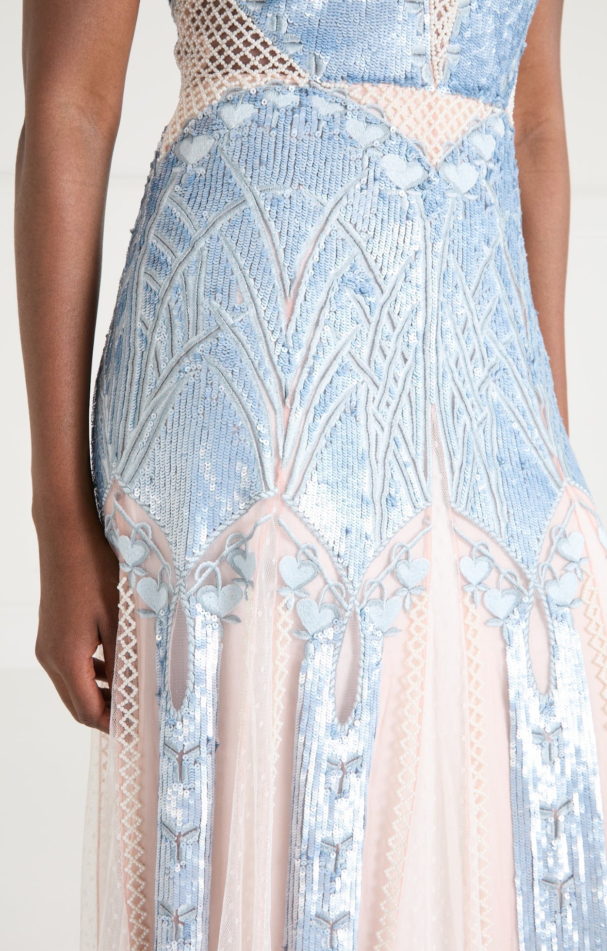 Cabira Gown - Powder Blue