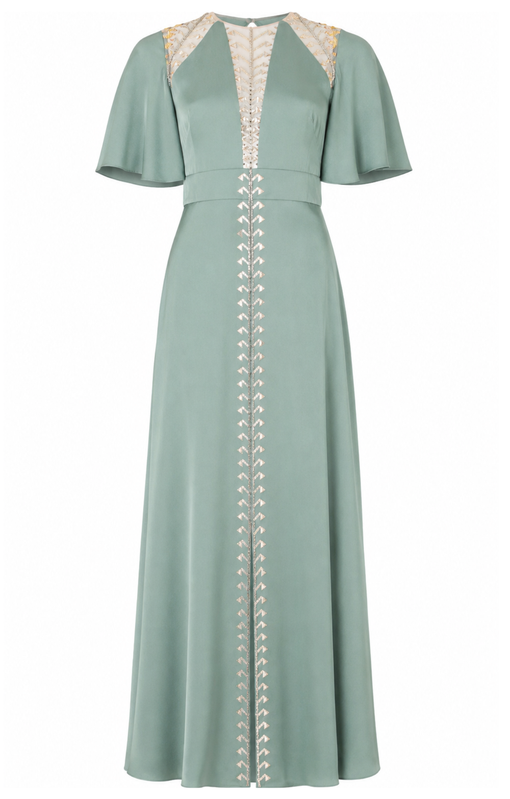 Wildlife Gown - Jade Green