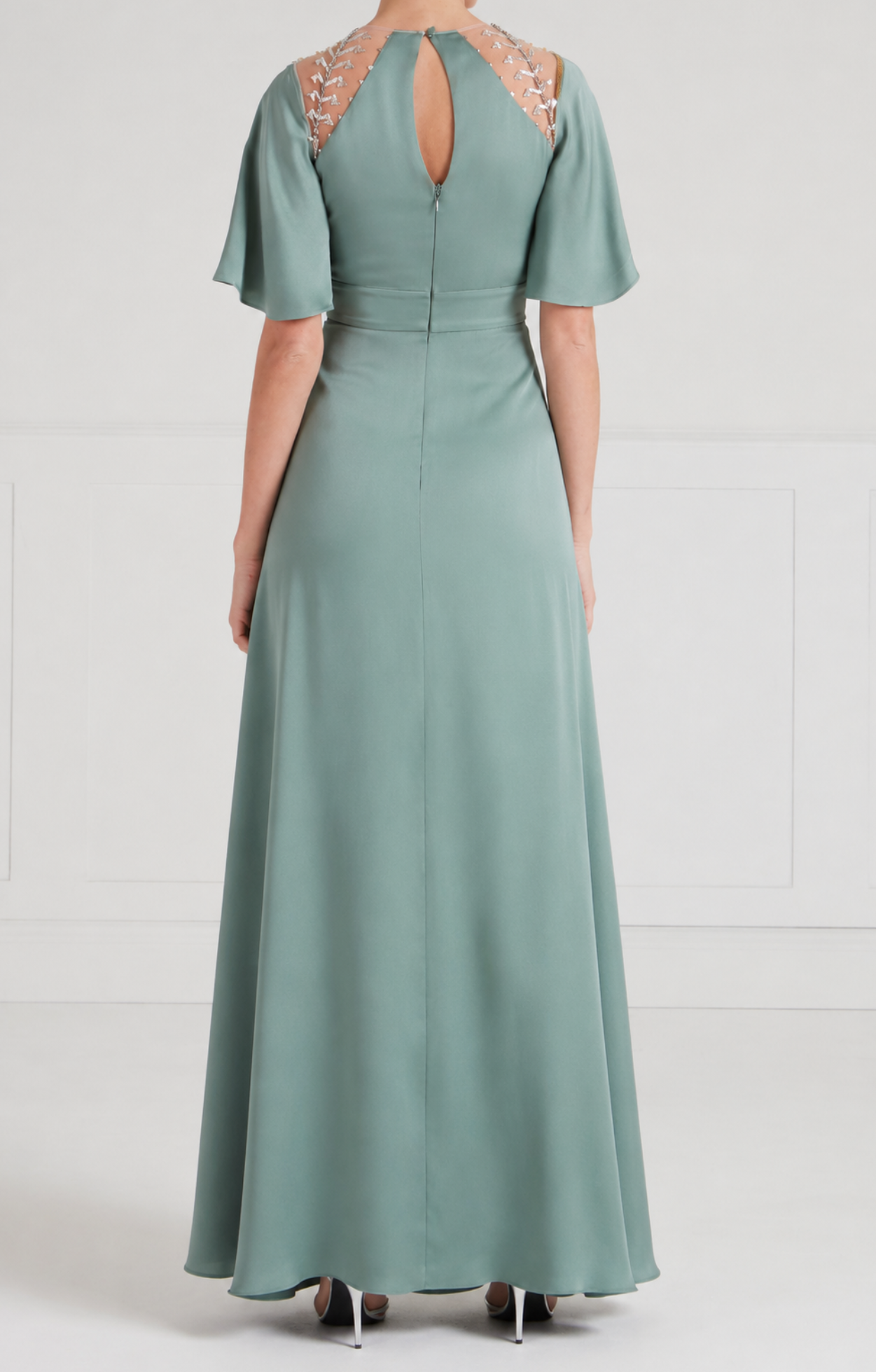 Wildlife Gown - Jade Green