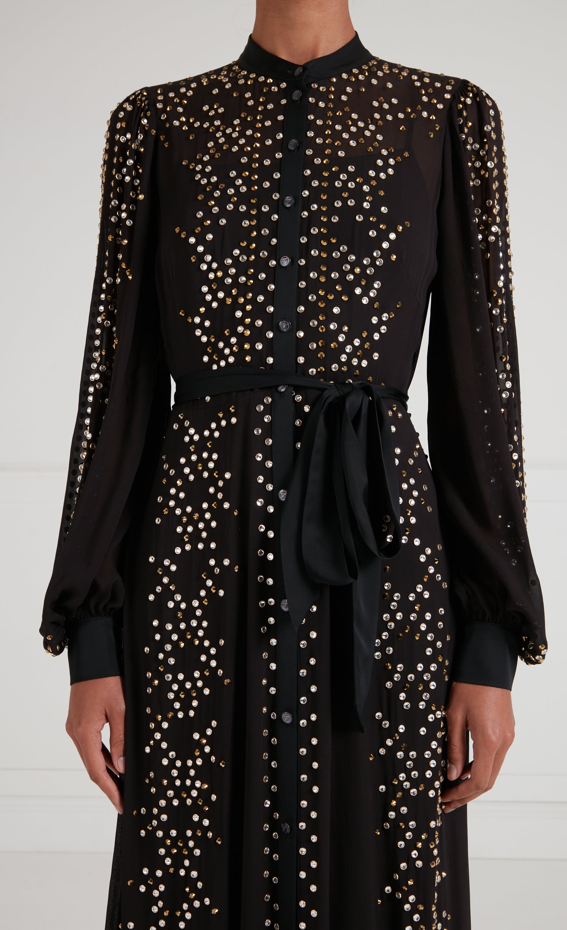Oberon Shirt Dress - Black