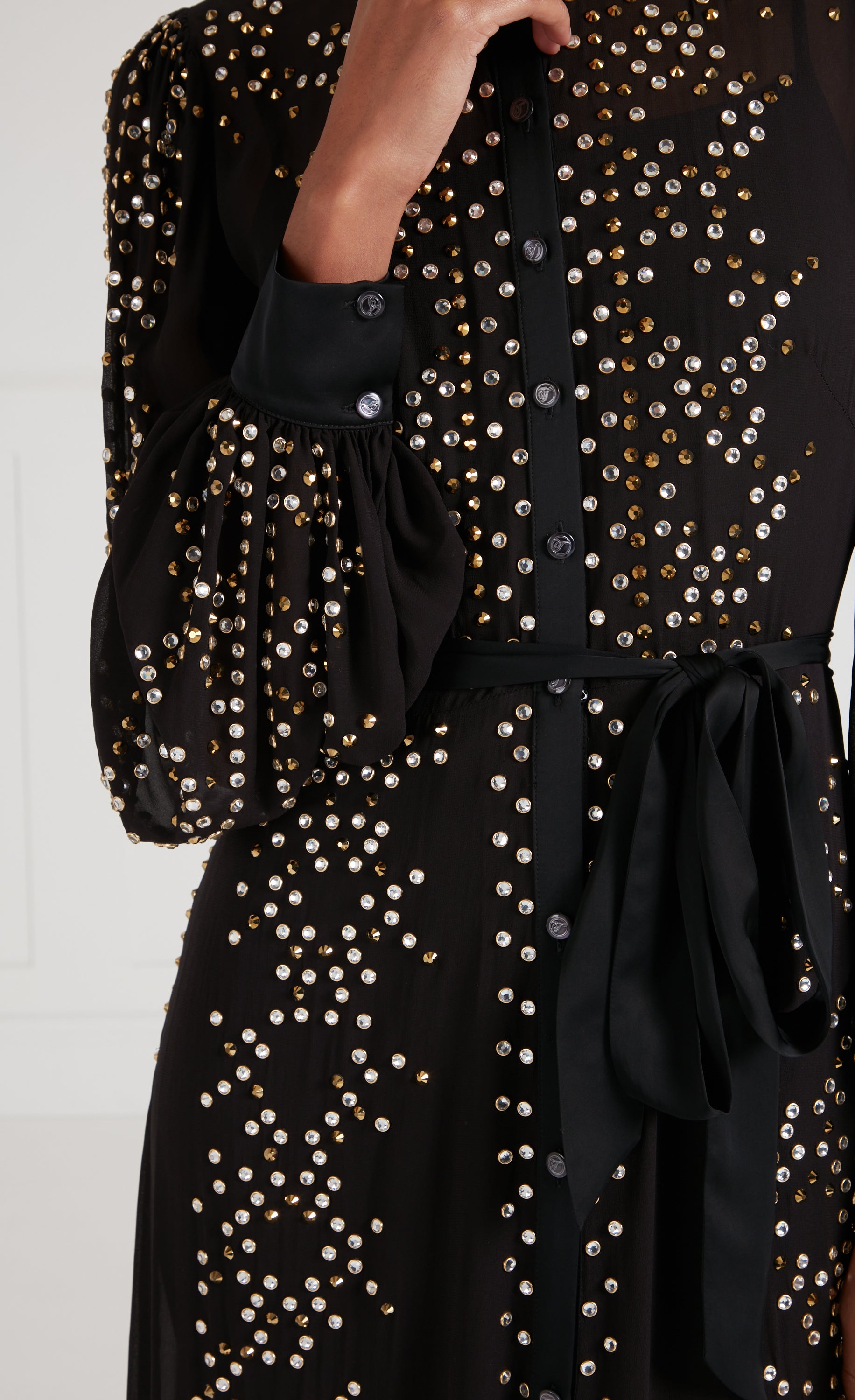 Oberon Shirt Dress - Black