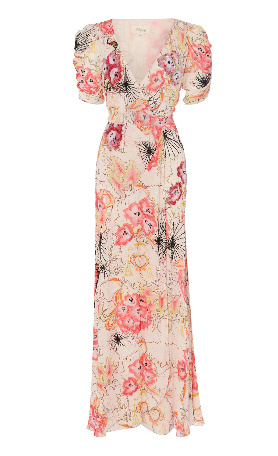 Chessie Print Wrap Dress - Rosewater | Dresses and Jumpsuits ...