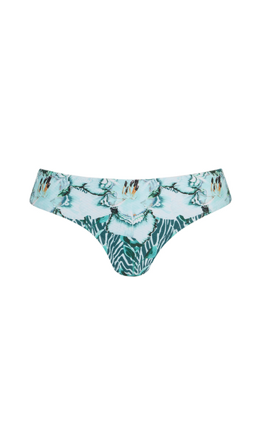 Liana Hipster Bikini Bottom Blue Mix Swimwear Temperley London