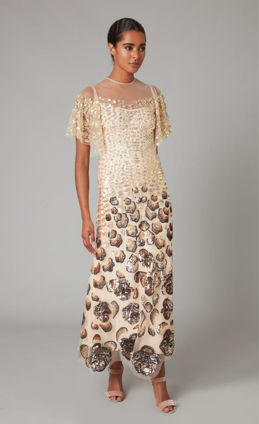 Piper Dress - Iridescent Gold