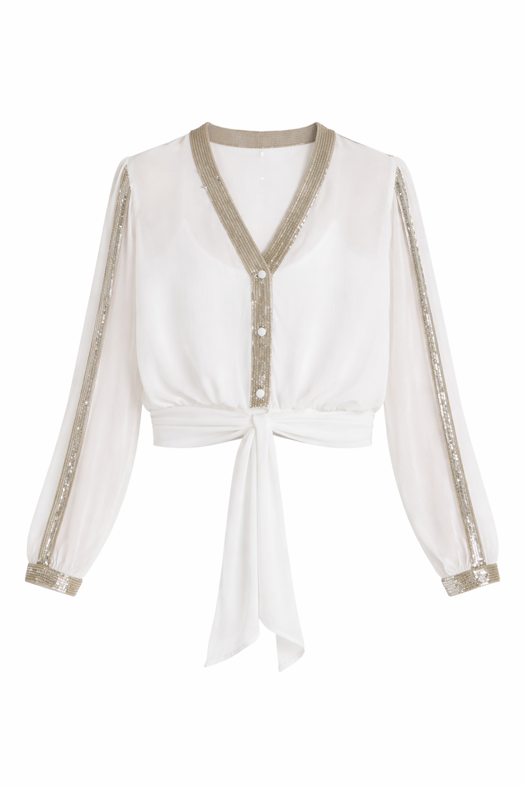 Filigree Blouse - Silver