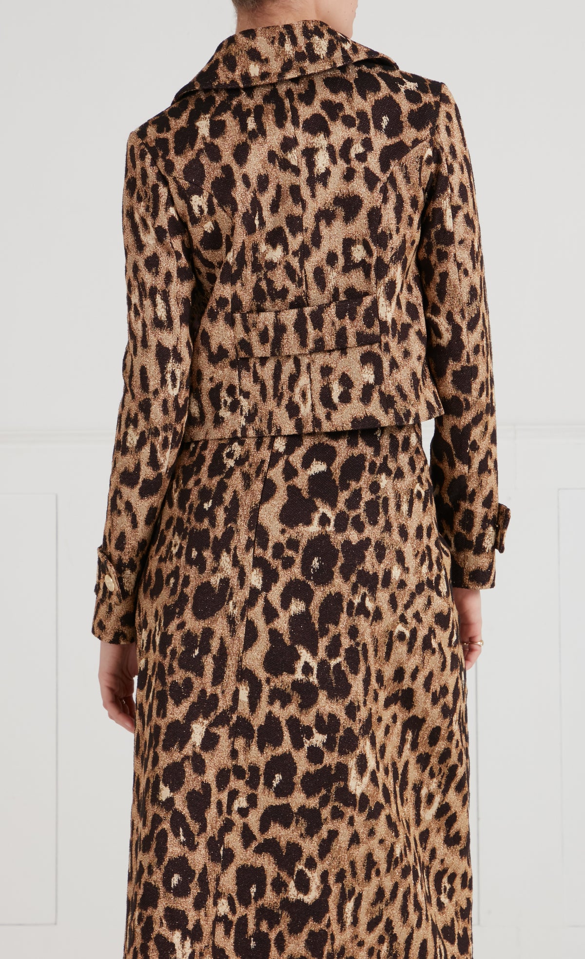 Amara Double-Breasted Jacket - Gold