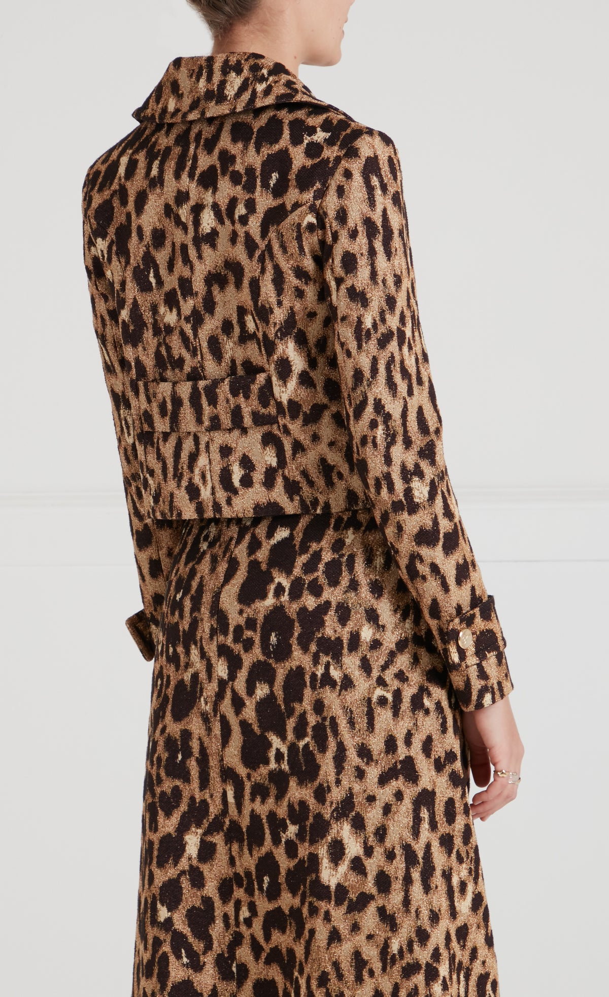 Amara Double-Breasted Jacket - Gold