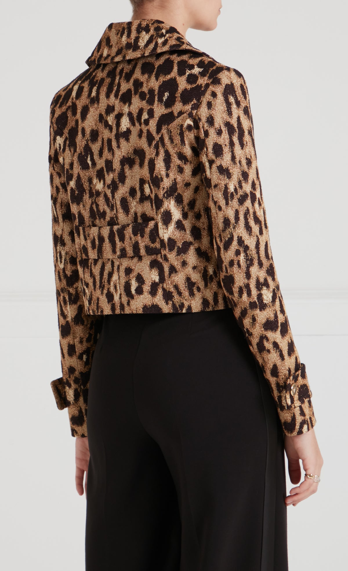Amara Double-Breasted Jacket - Gold