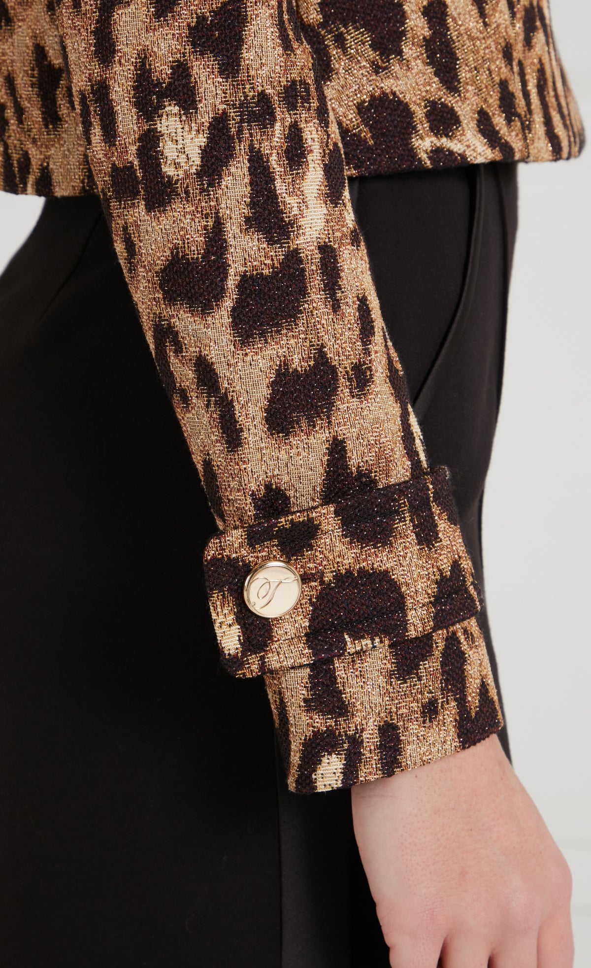 Amara Double-Breasted Jacket - Gold