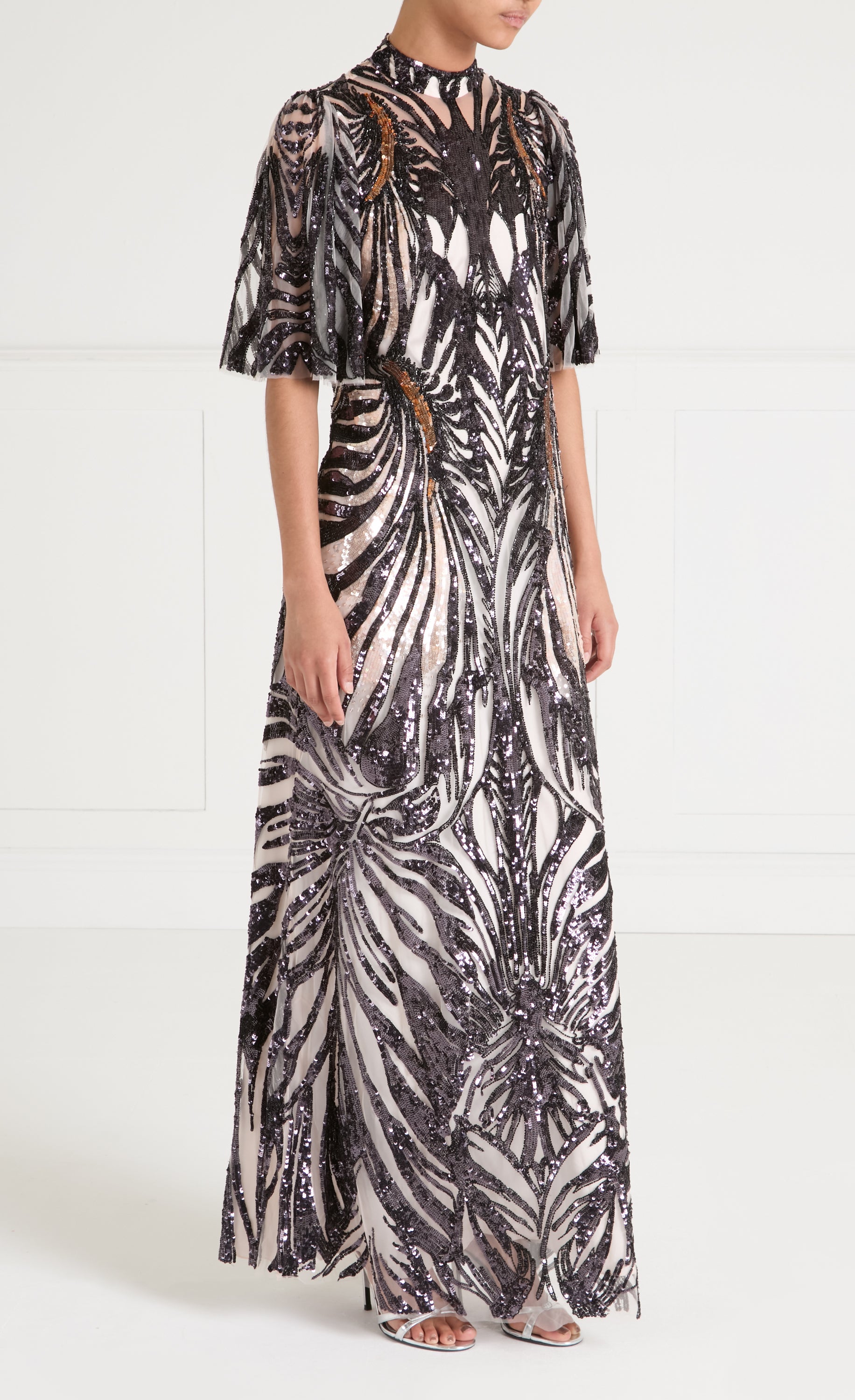Ambrose Gown - White Orchid