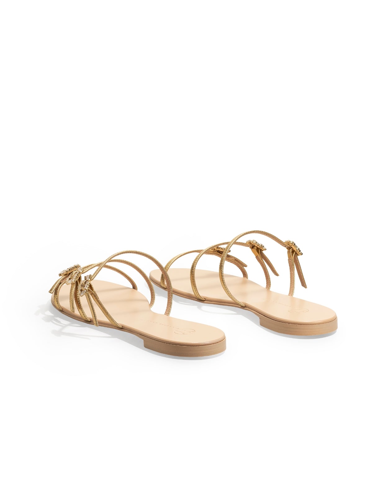 Eclipse Flat Sandals - Gold