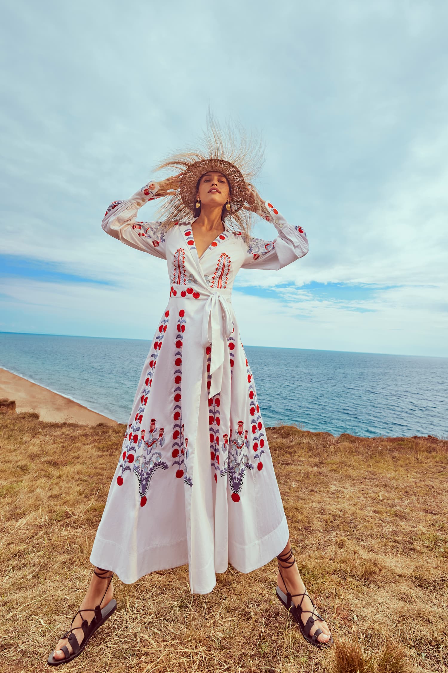 temperley embroidered dress Embroidery by Day, Embroidery by Night