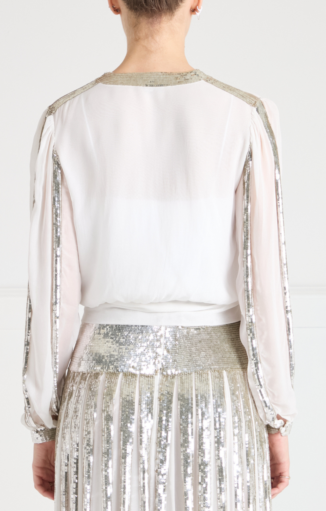 Filigree Blouse - Silver