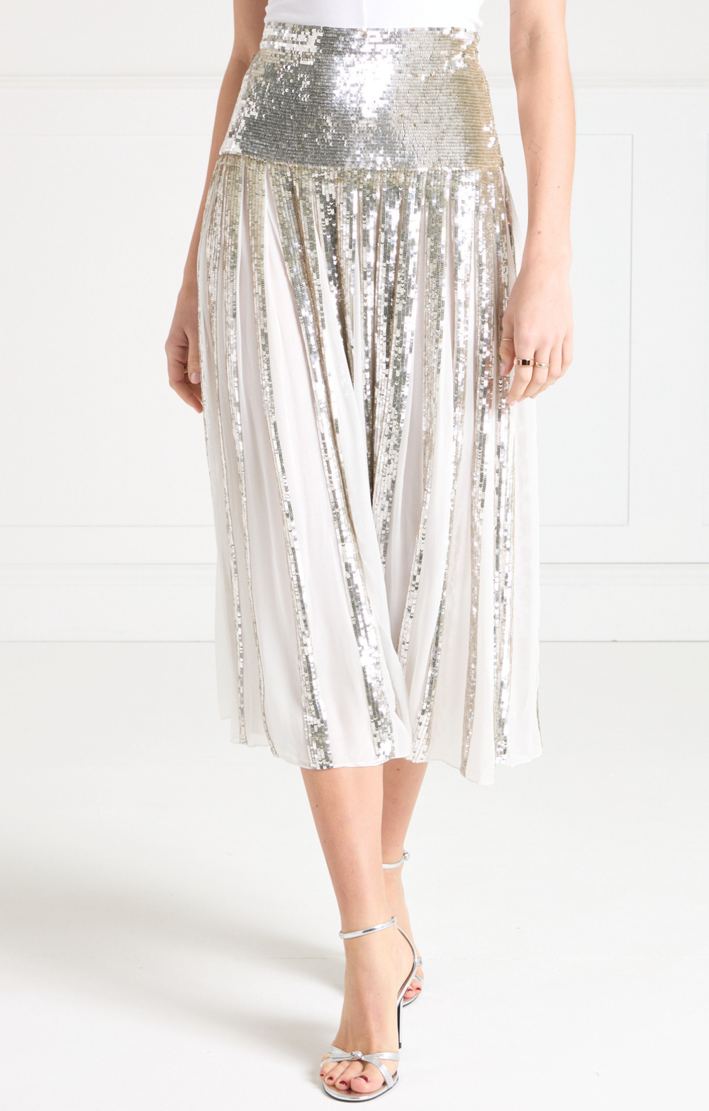 Filigree Skirt - Silver