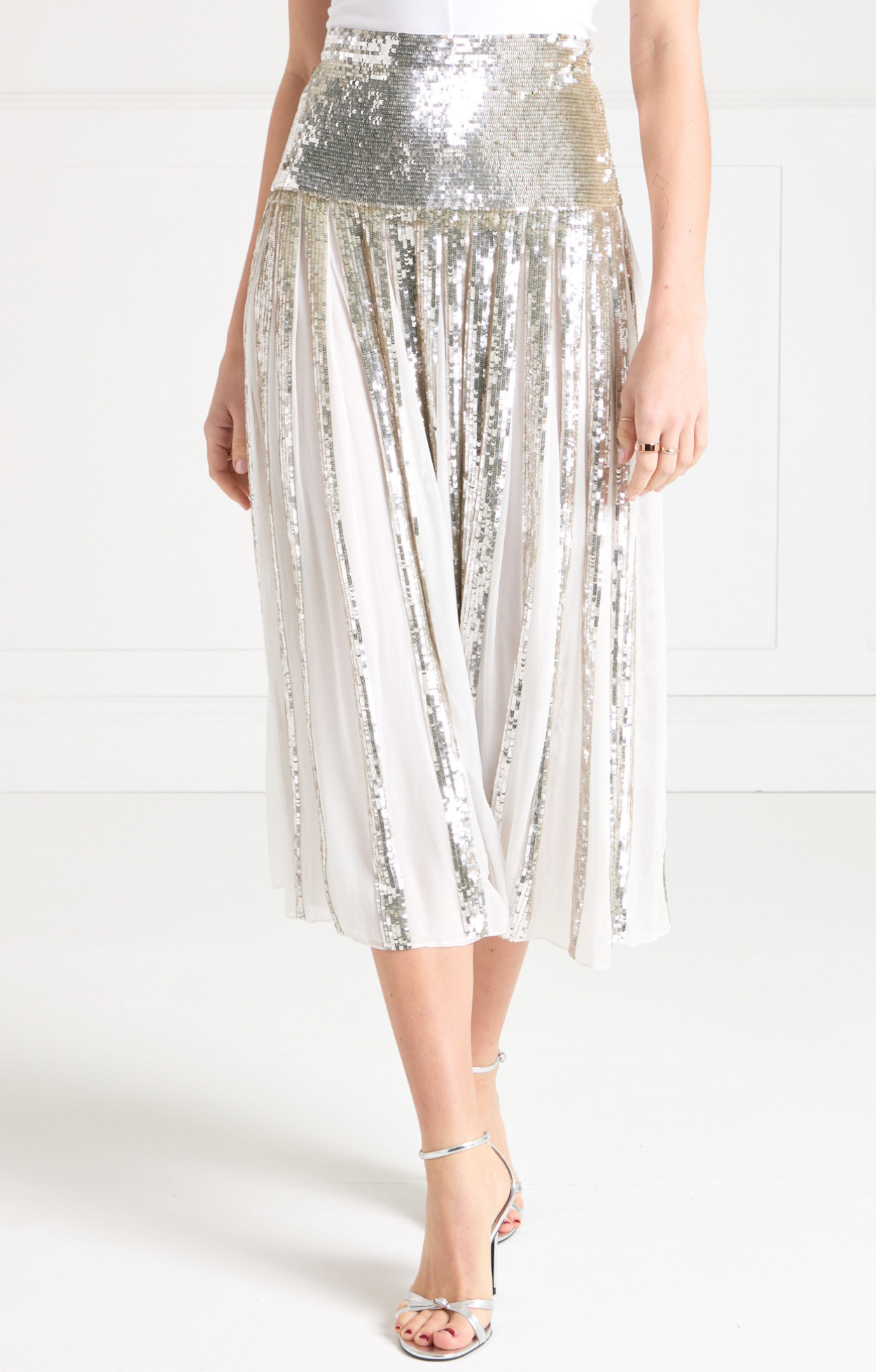Filigree Skirt - Silver