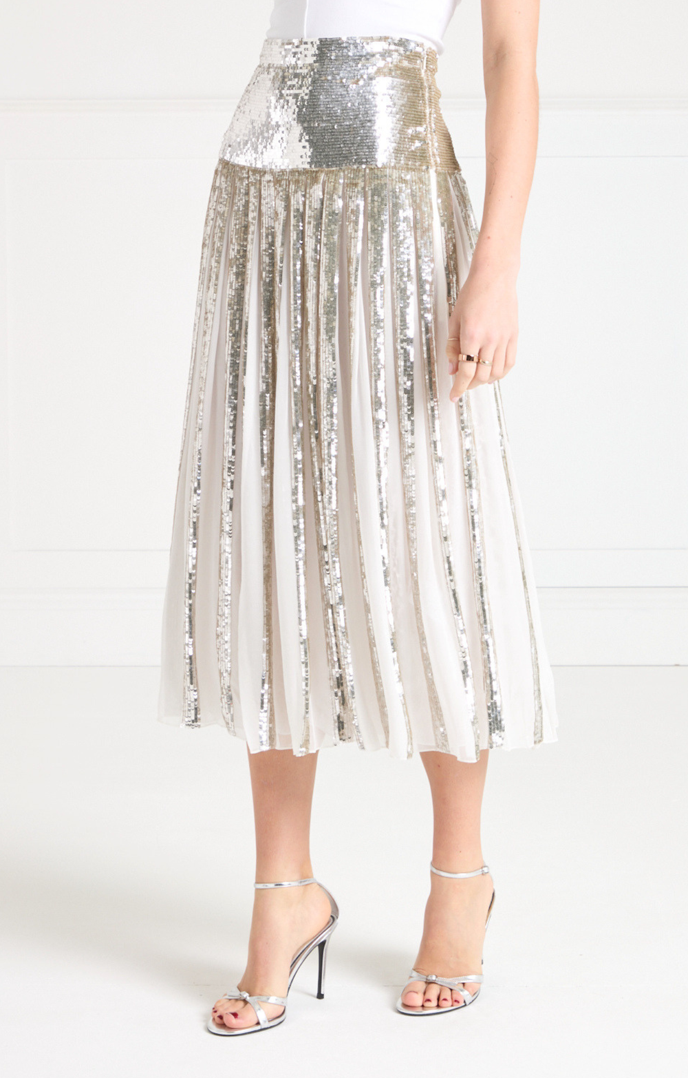 Filigree Skirt - Silver