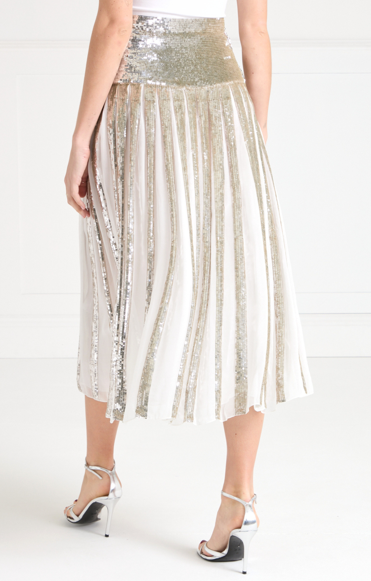 Filigree Skirt - Silver