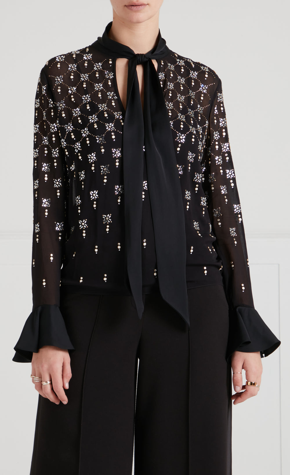 Gallantry Blouse - Black