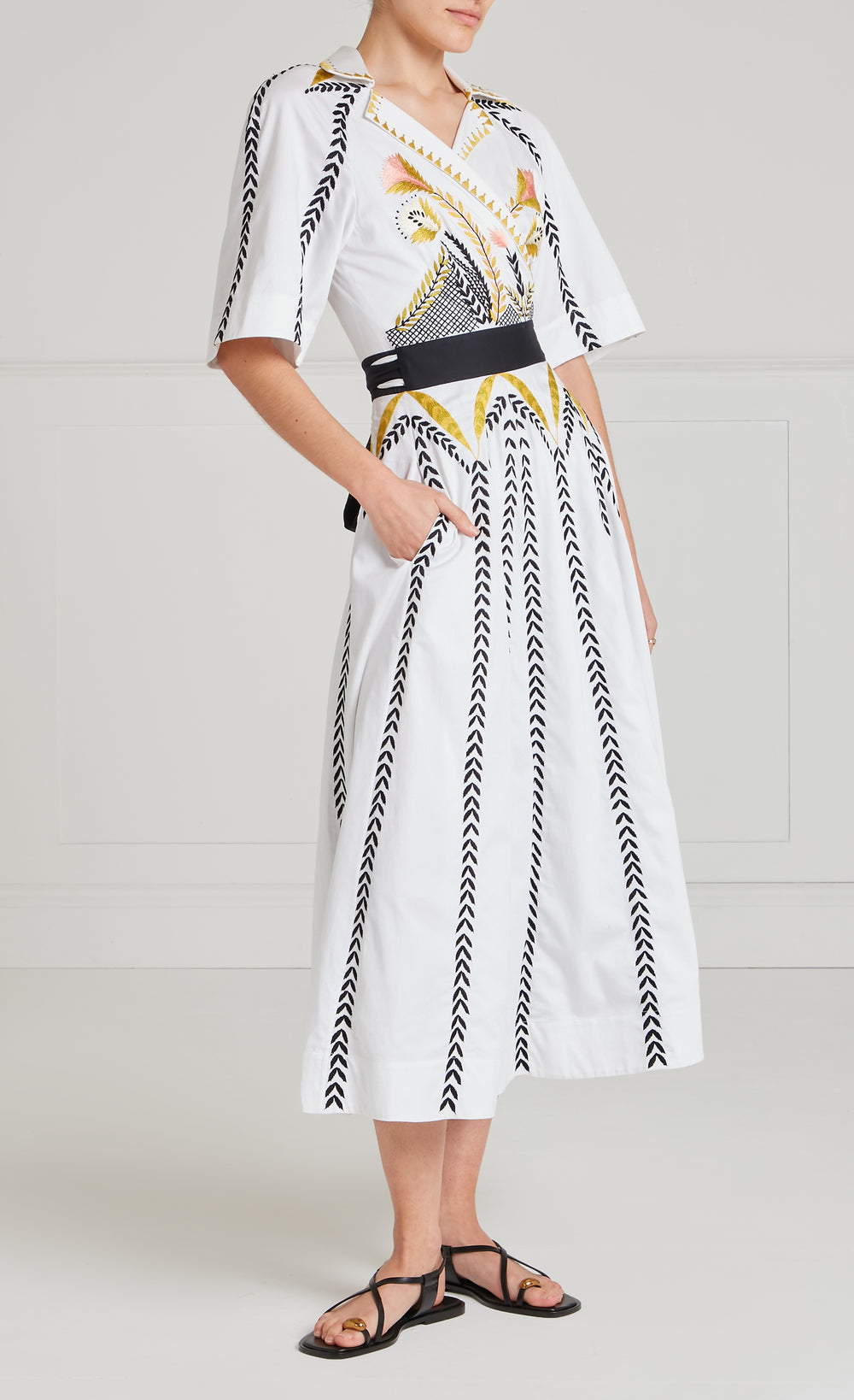 Juniper Wrap Dress - White