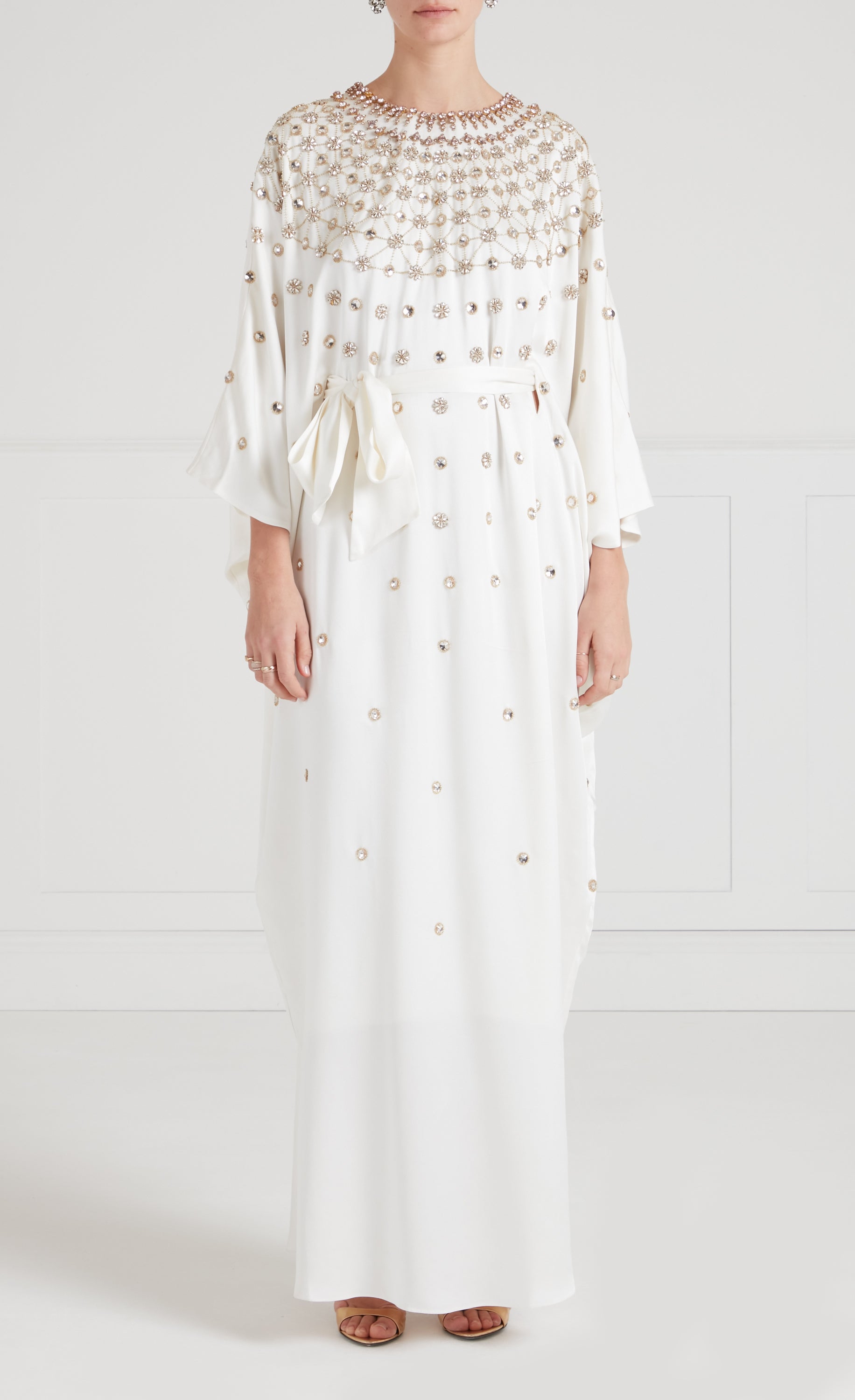 Layla Gown - White & Gold